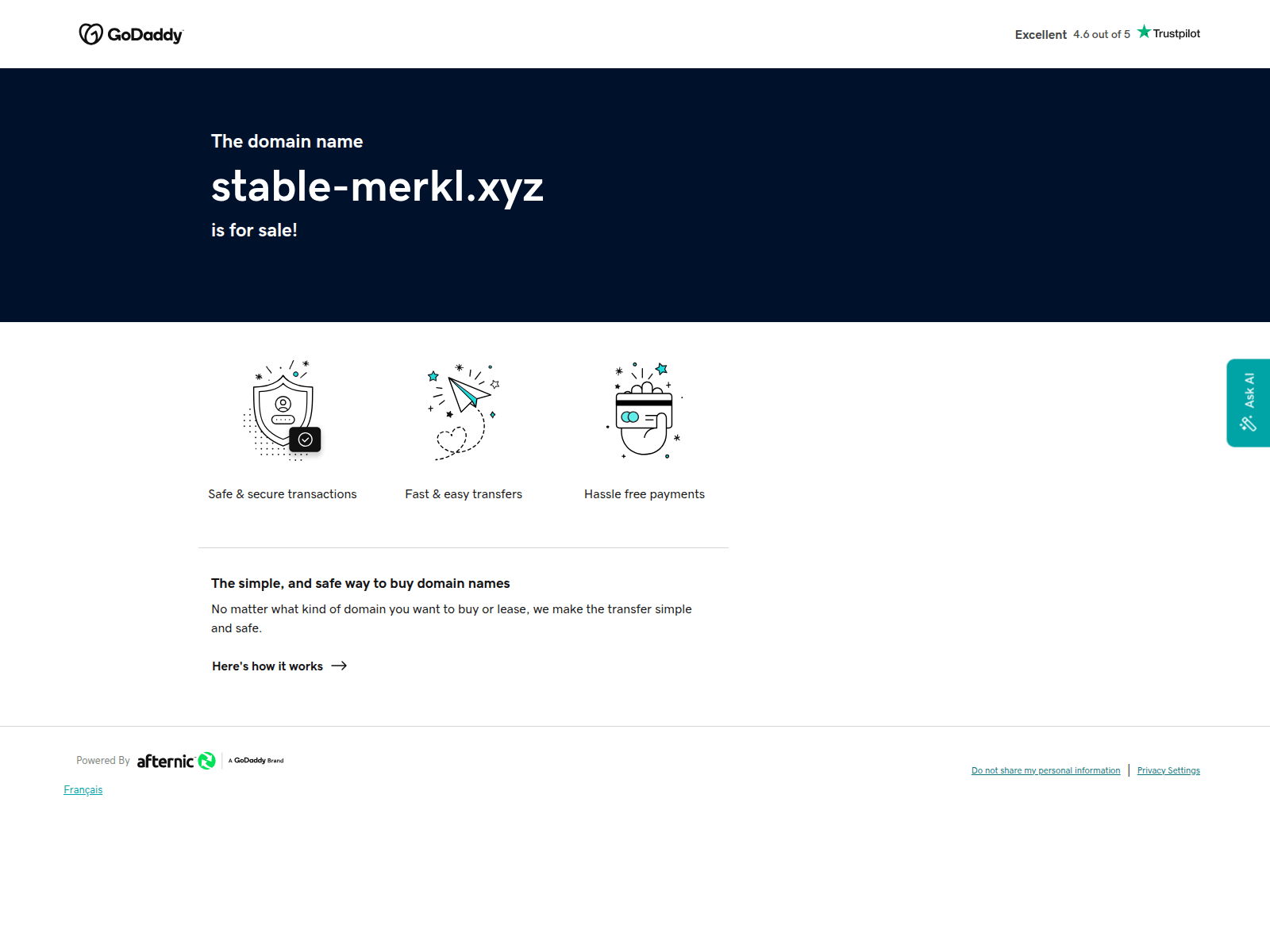 Screenshot of stable-merkl.xyz