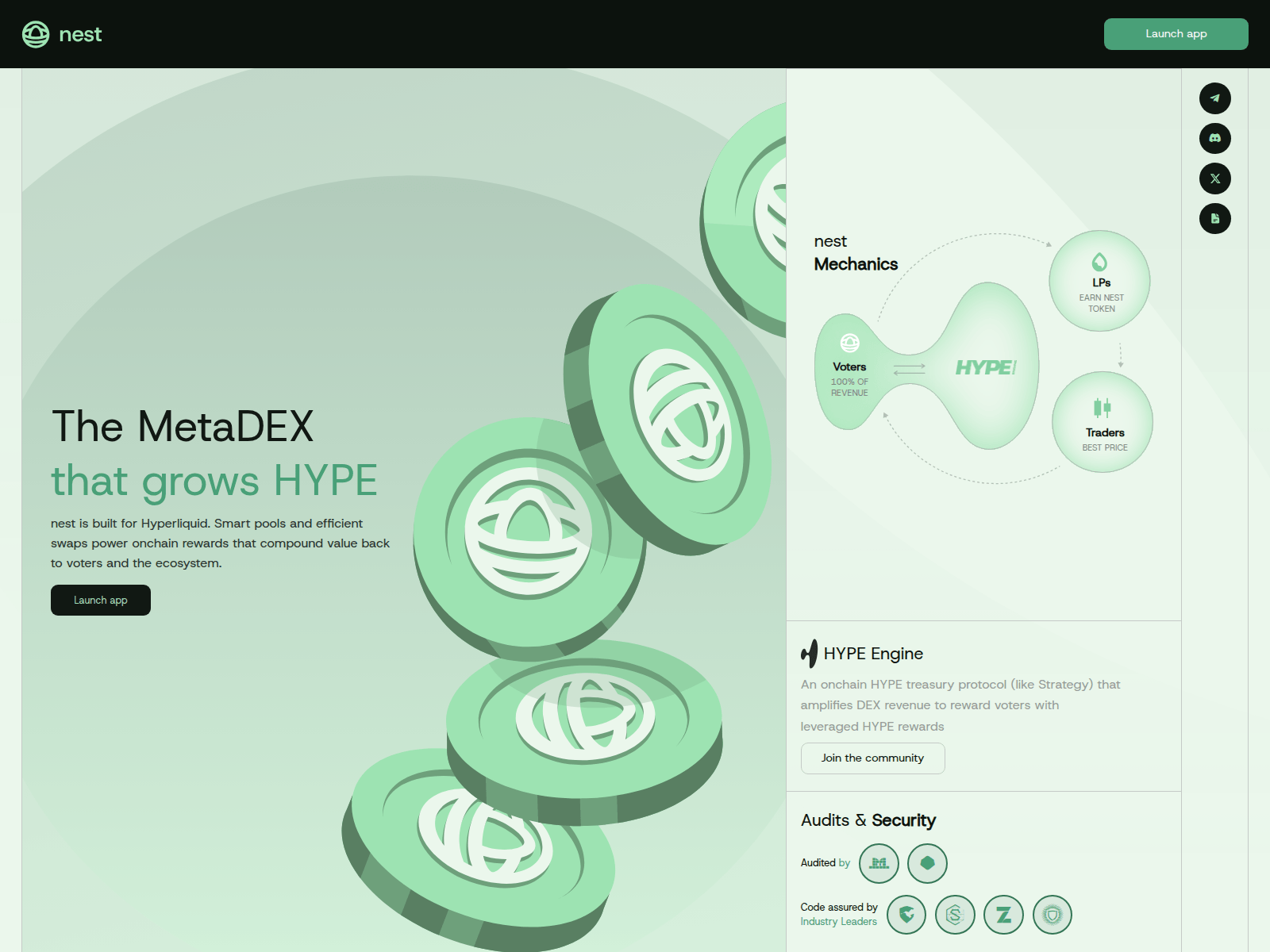 Screenshot of usenast.xyz