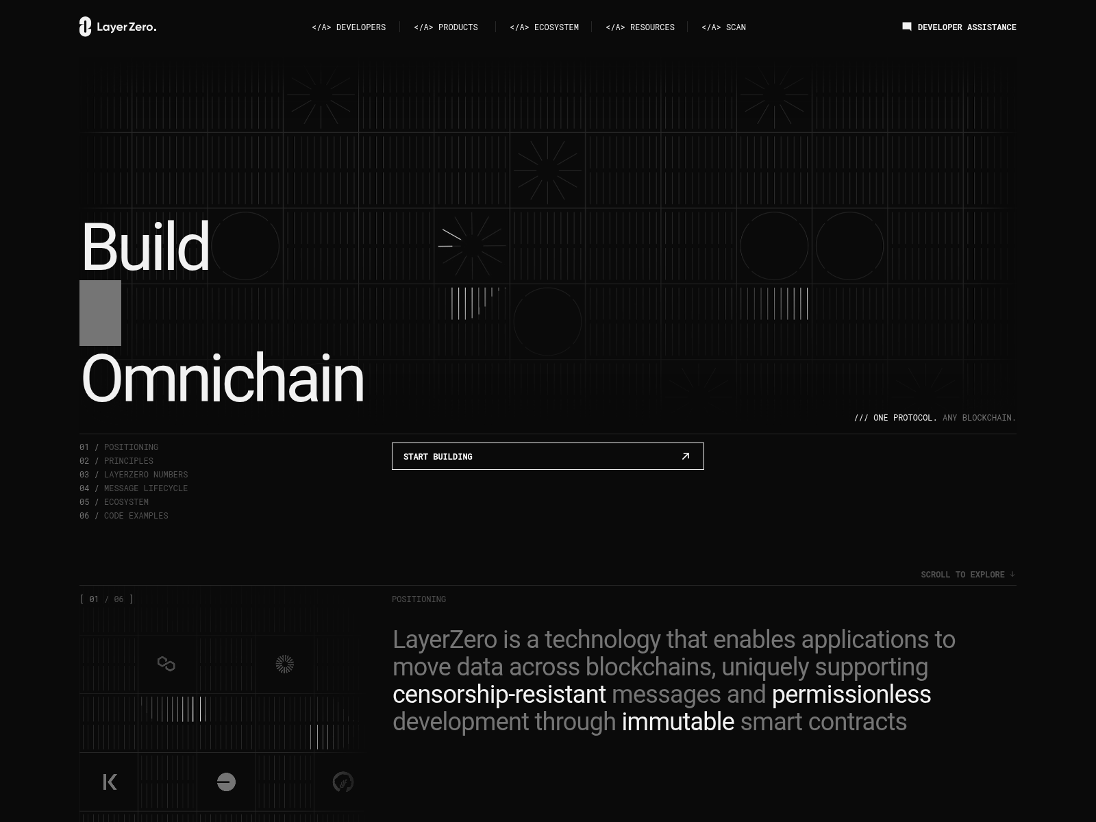 Screenshot of layerzeroclaims.network
