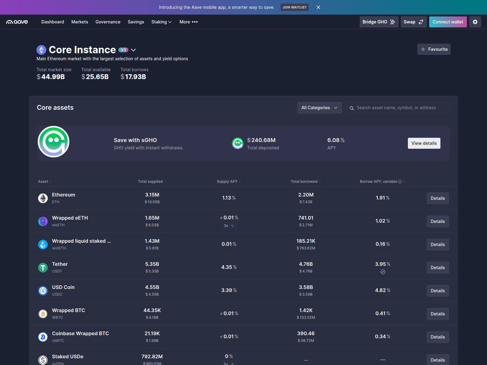 Screenshot of aave.com-gateway-v1-api-gateway-auth.pro