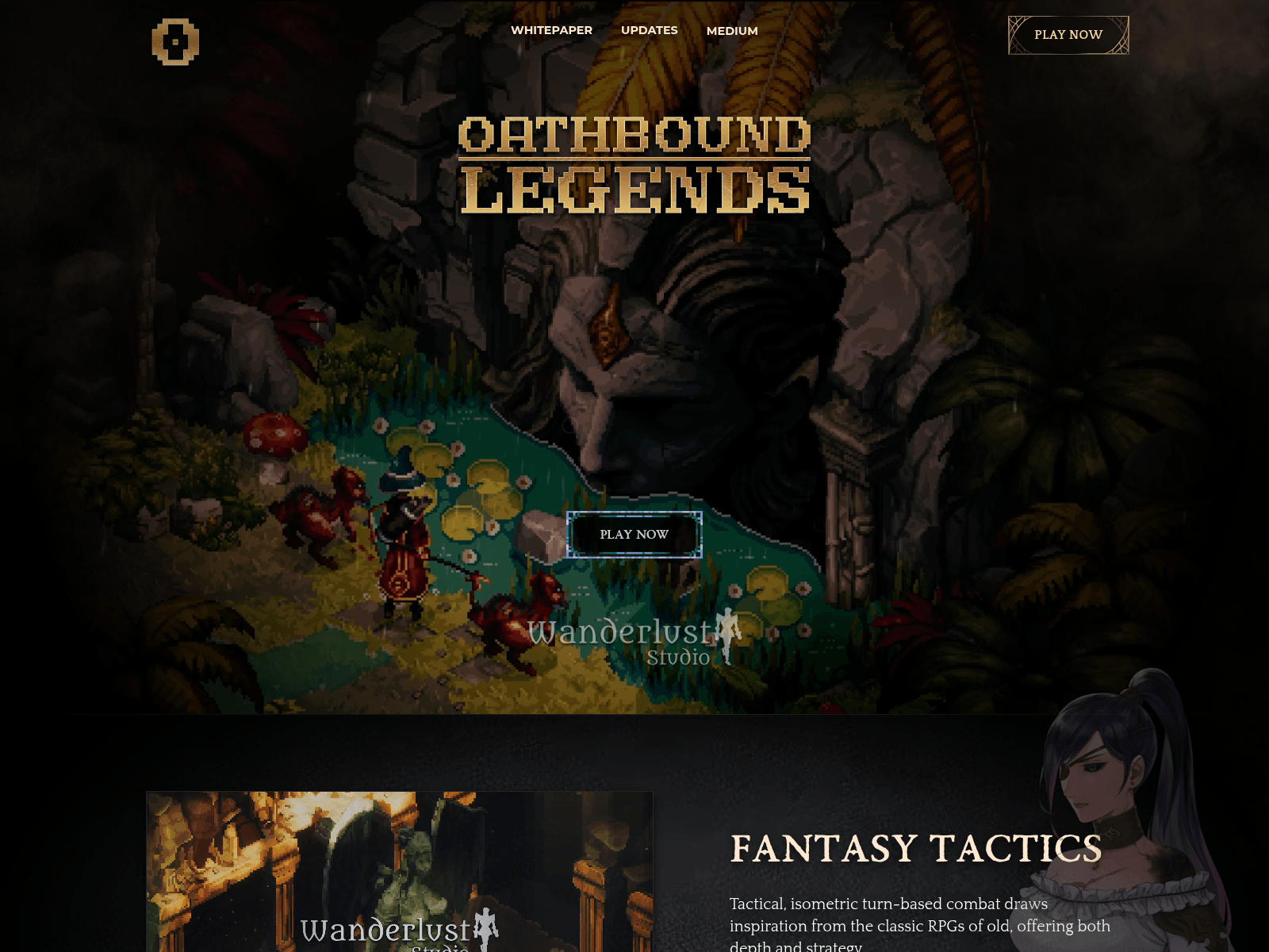 Screenshot of oathboundgame.site