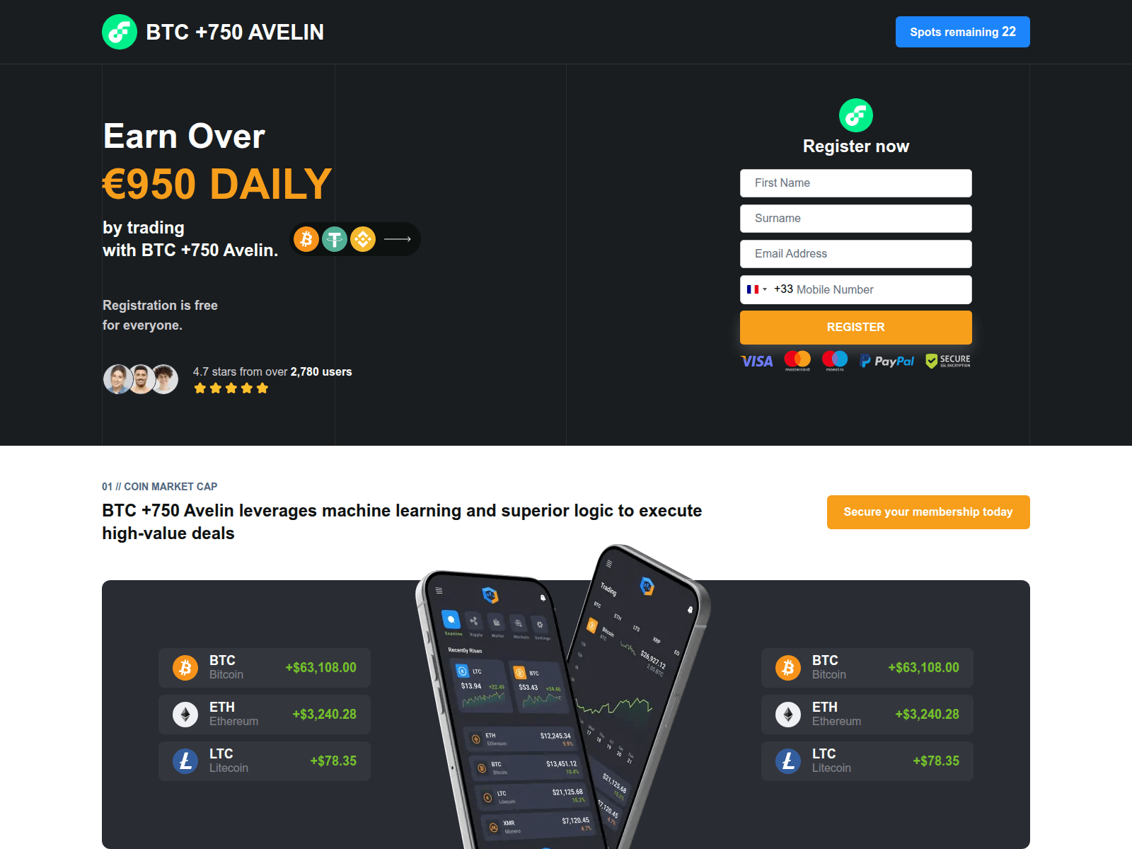 Screenshot of btc75avelin.fr