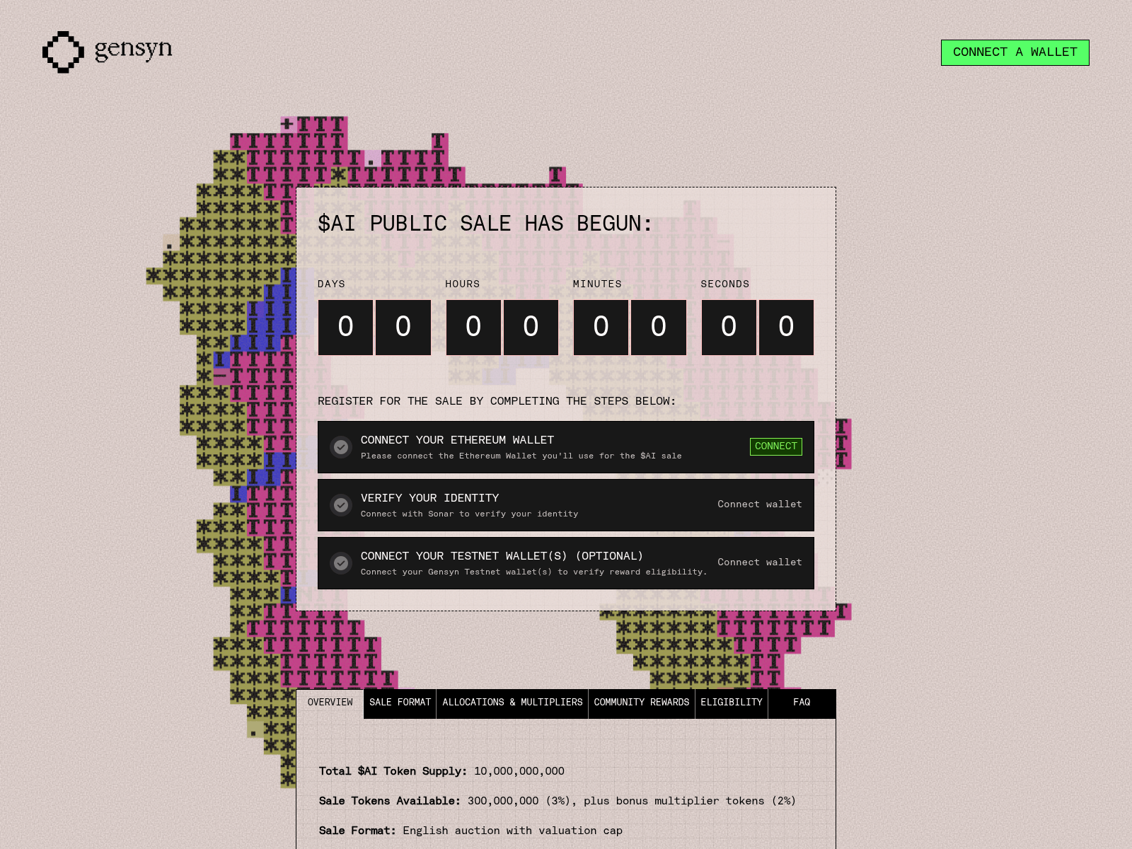 Screenshot of gensyn-token.network
