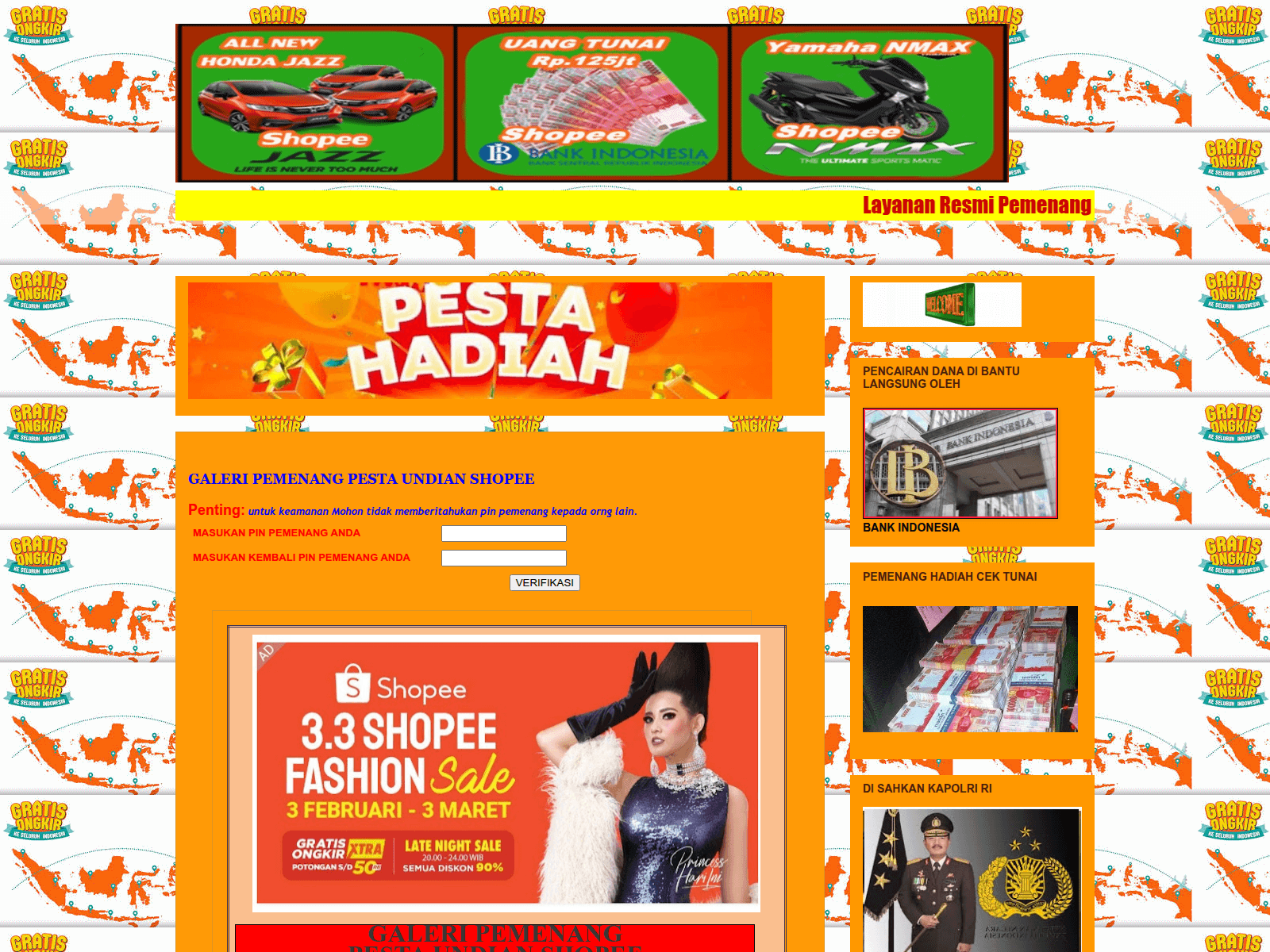 Screenshot of hadiah-shopee969.blogspot.com