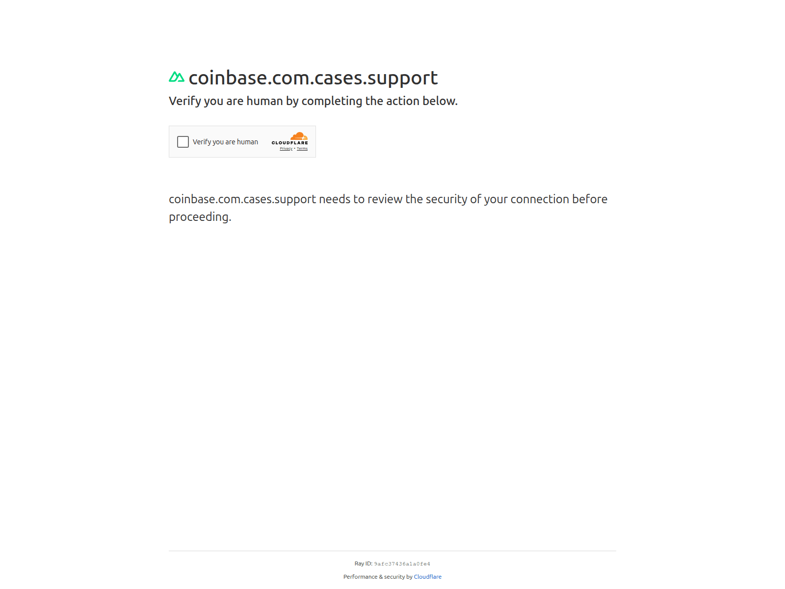 Screenshot of coinbase.com.cases.support