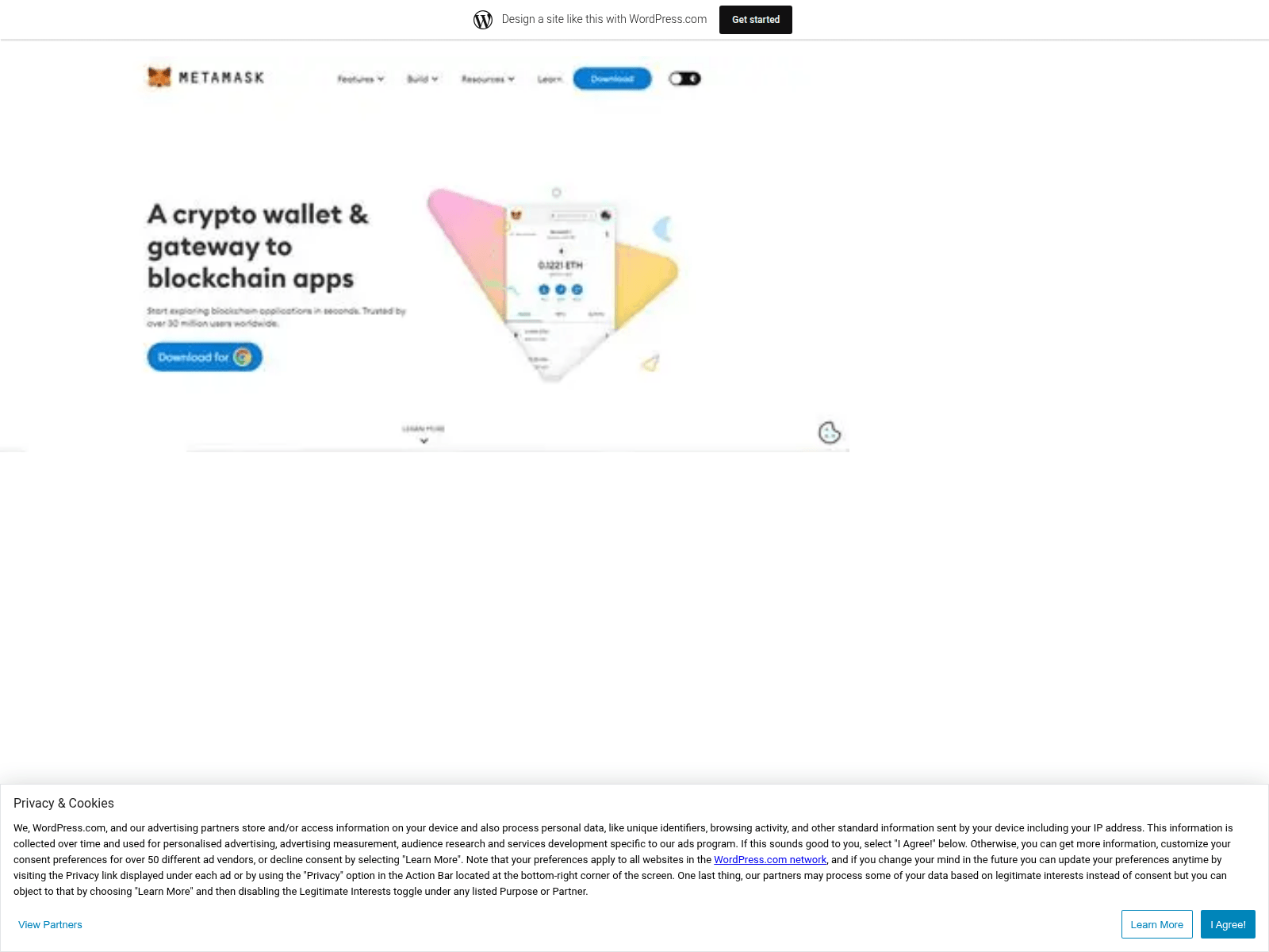 Screenshot of enmetamassk.wordpress.com