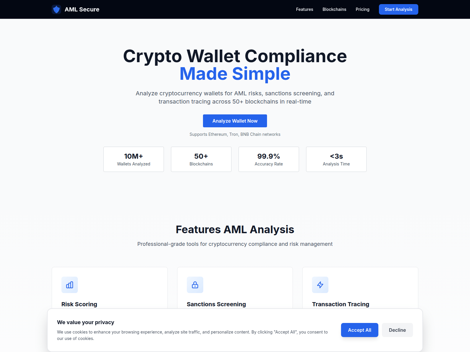 Screenshot of dapp-radar.top