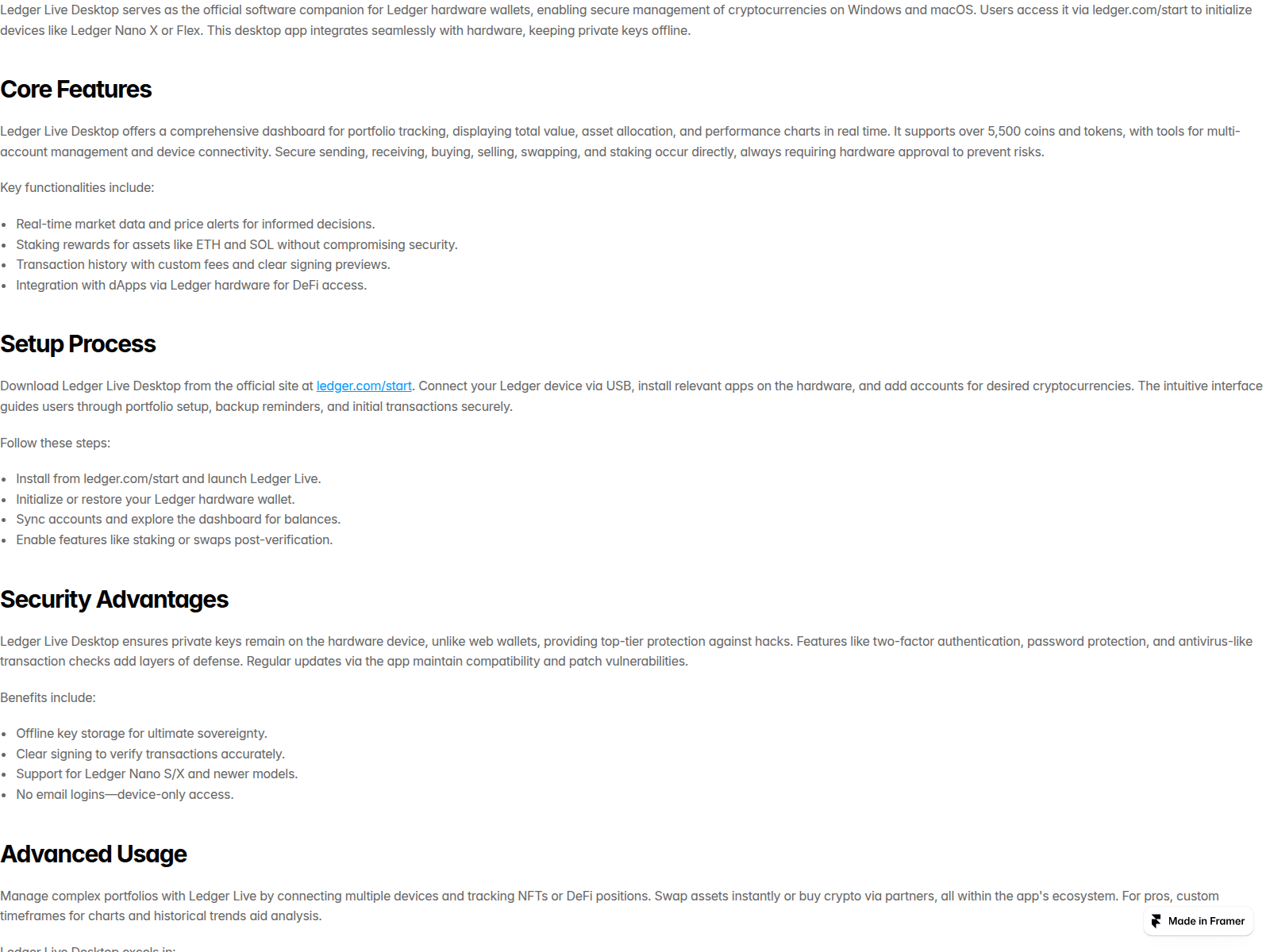 Screenshot of home-leger-desktop.framer.ai