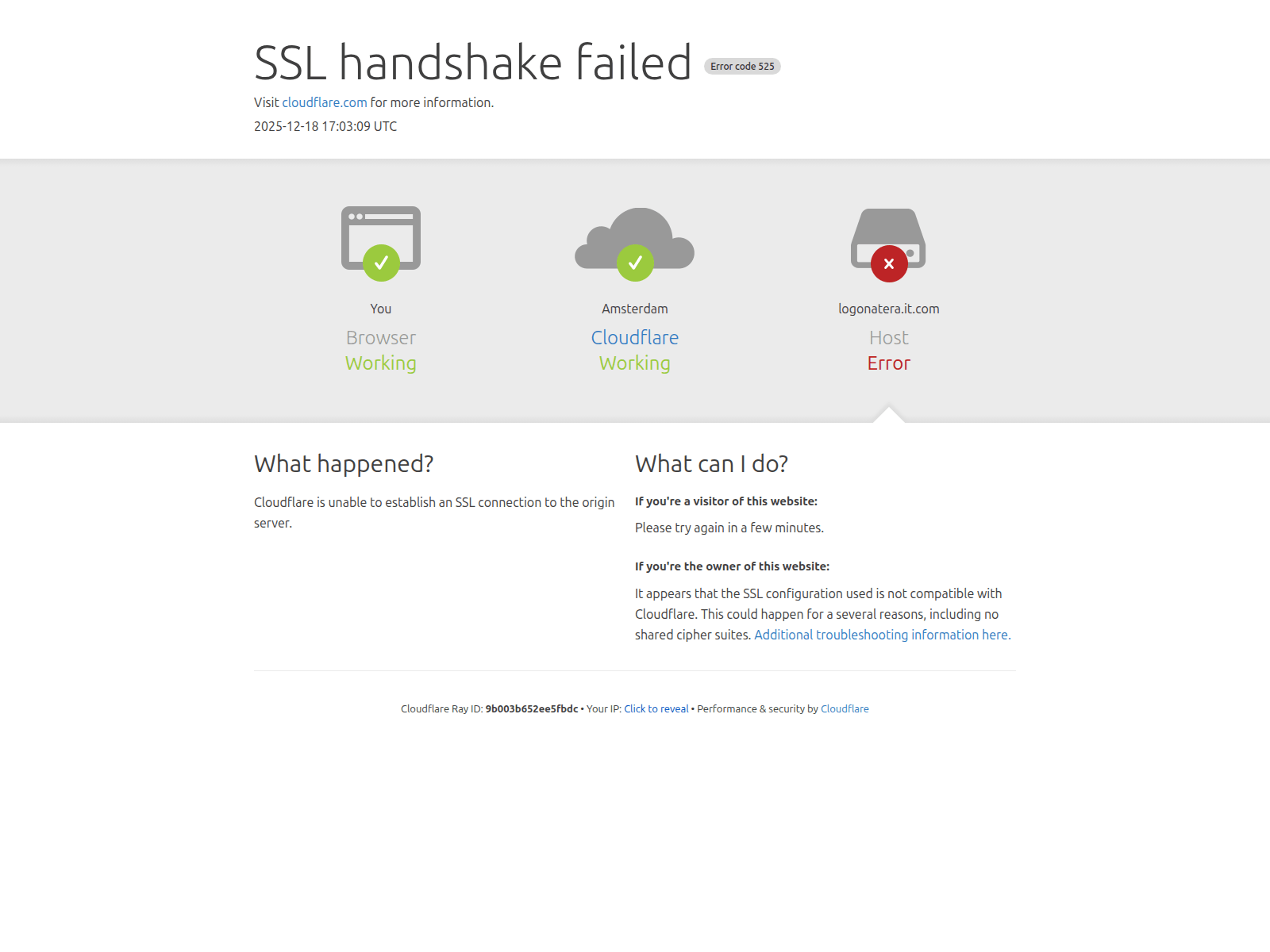 Screenshot of logonatera.it.com