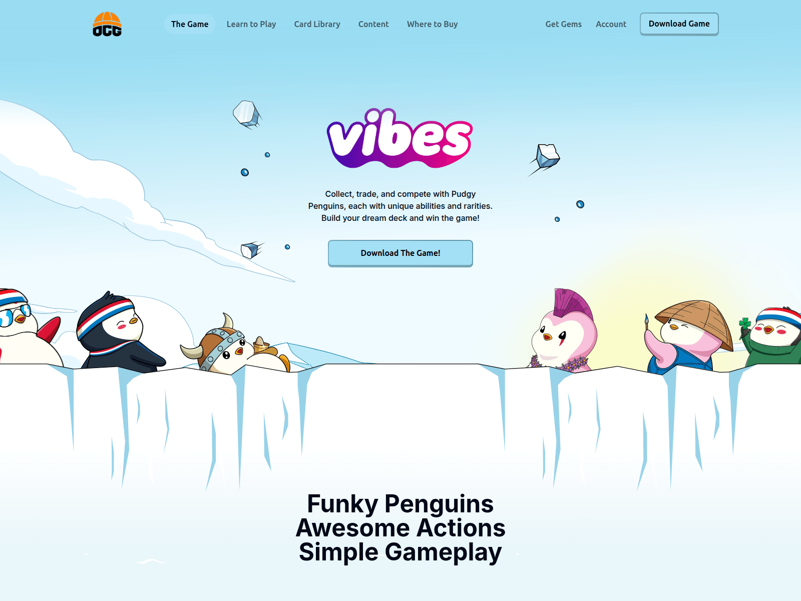 Screenshot of pudgypenguins.game