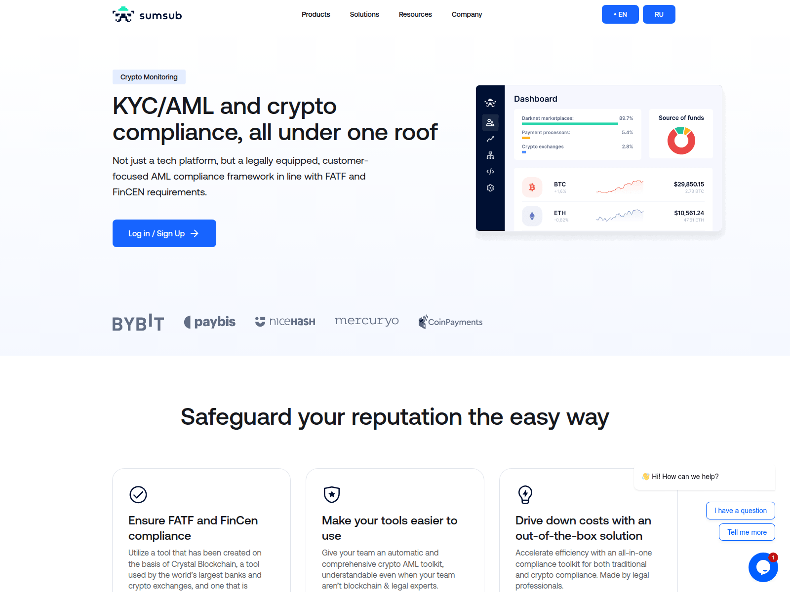 Screenshot of bybit-aml.org
