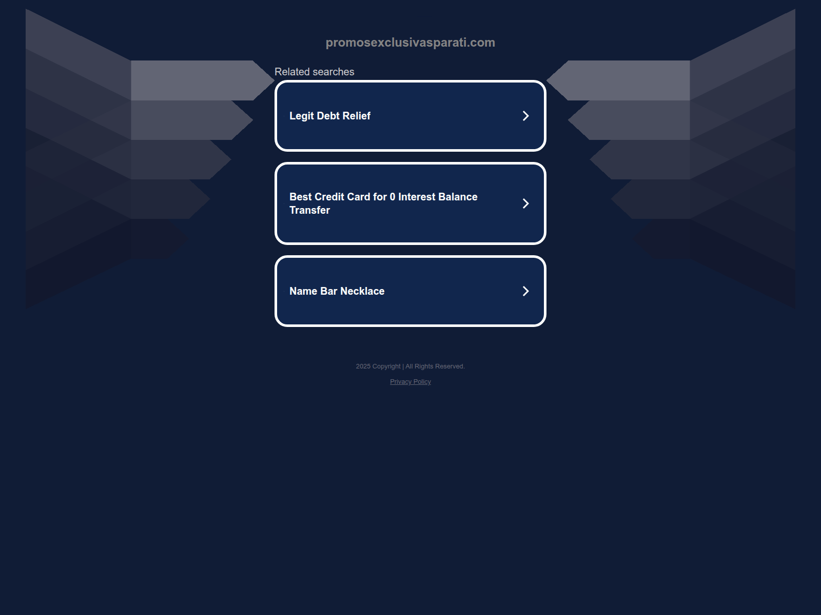 Screenshot of promosexclusivasparati.com