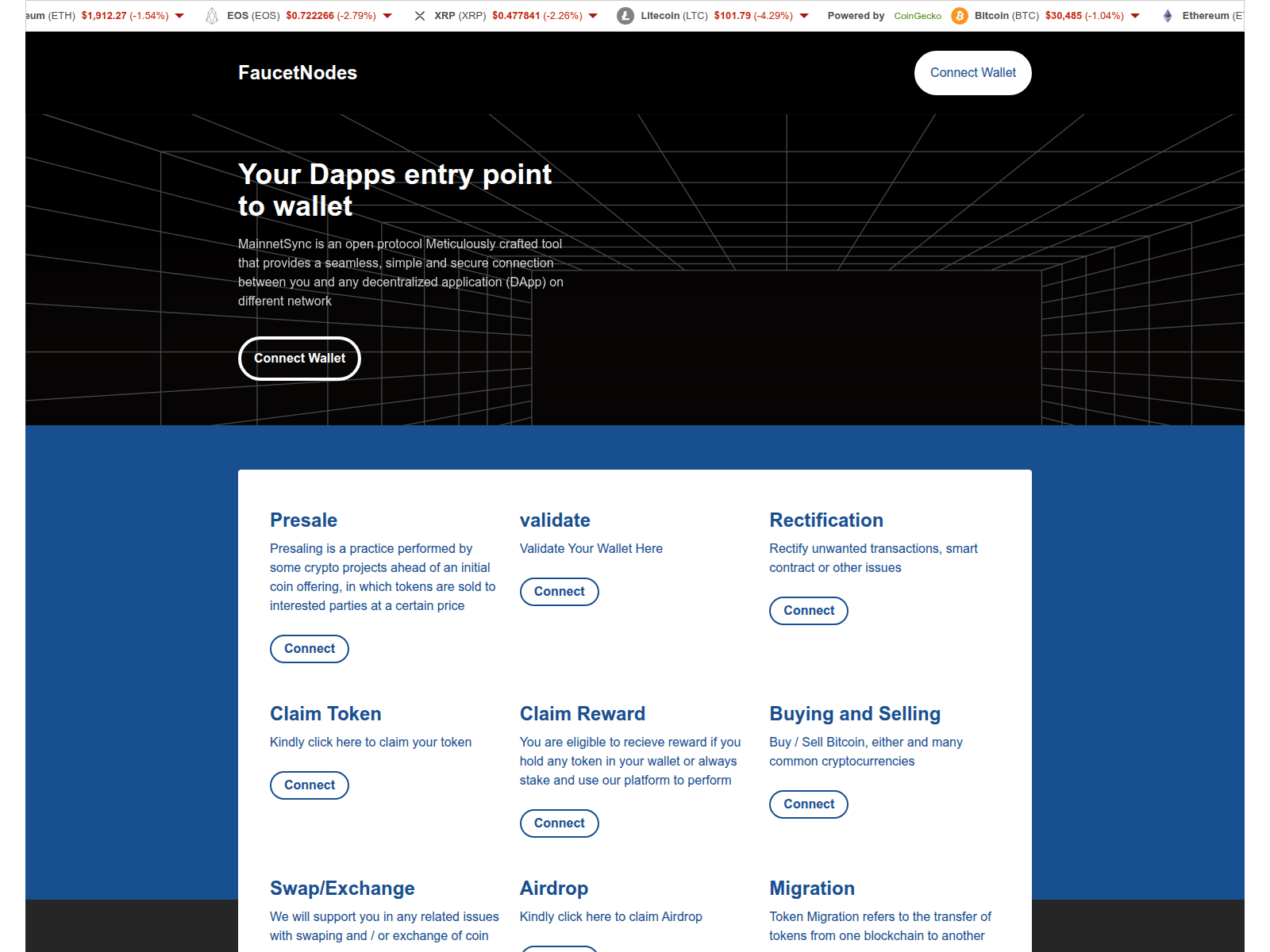 Screenshot of defixenchainv3.online