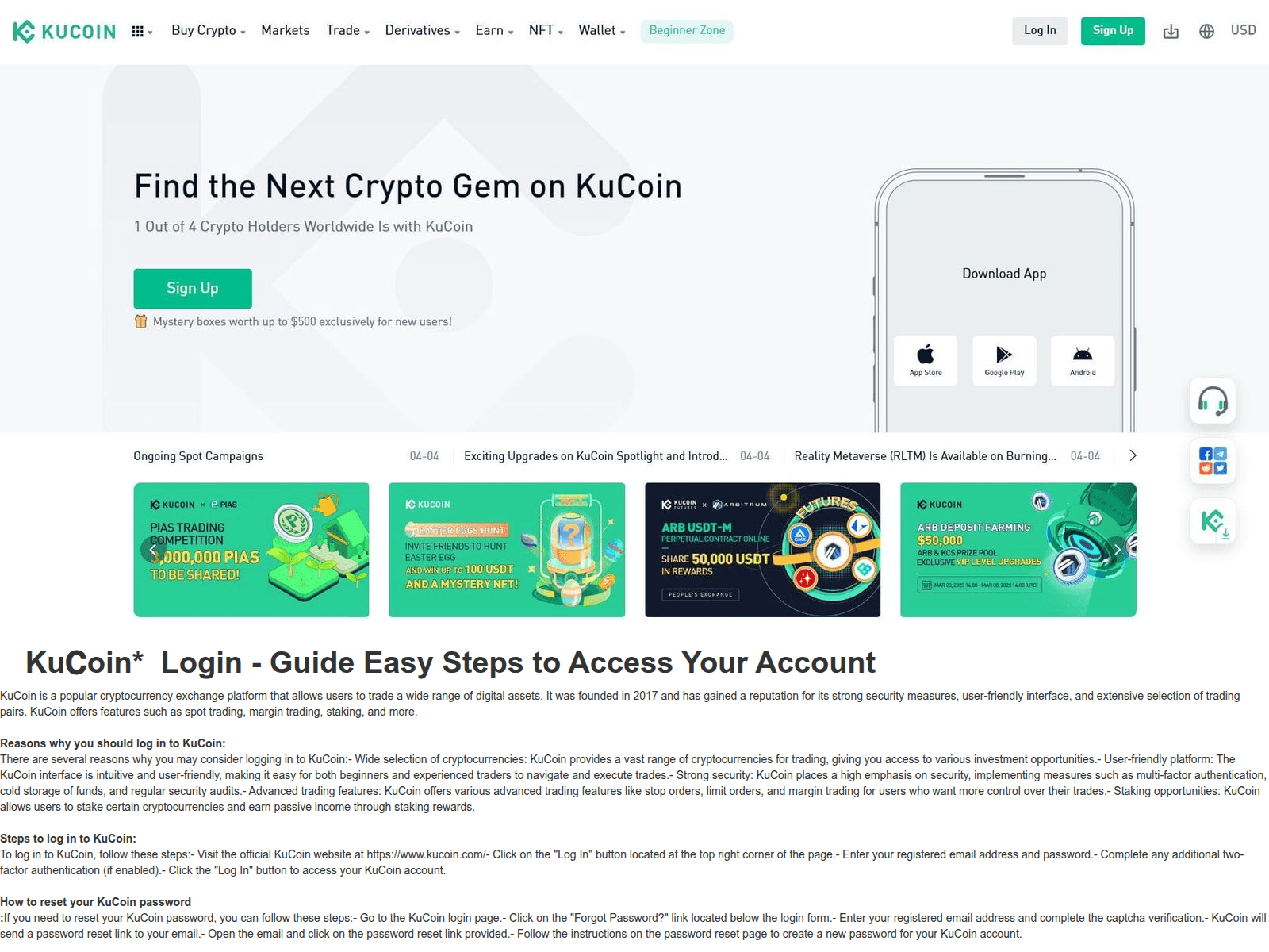 Screenshot of kucionlgen.webflow.io