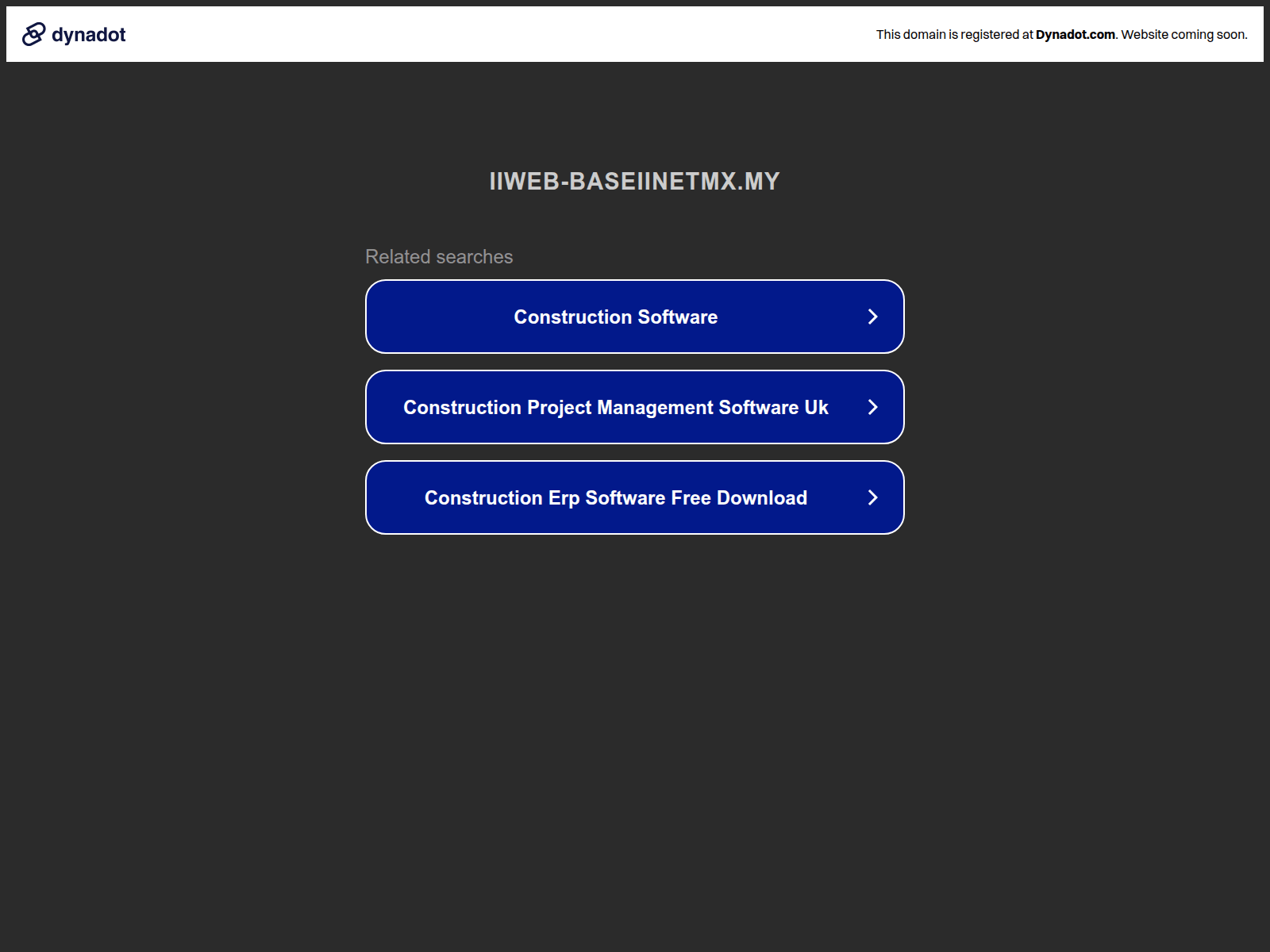 Screenshot of iiweb-baseiinetmx.my