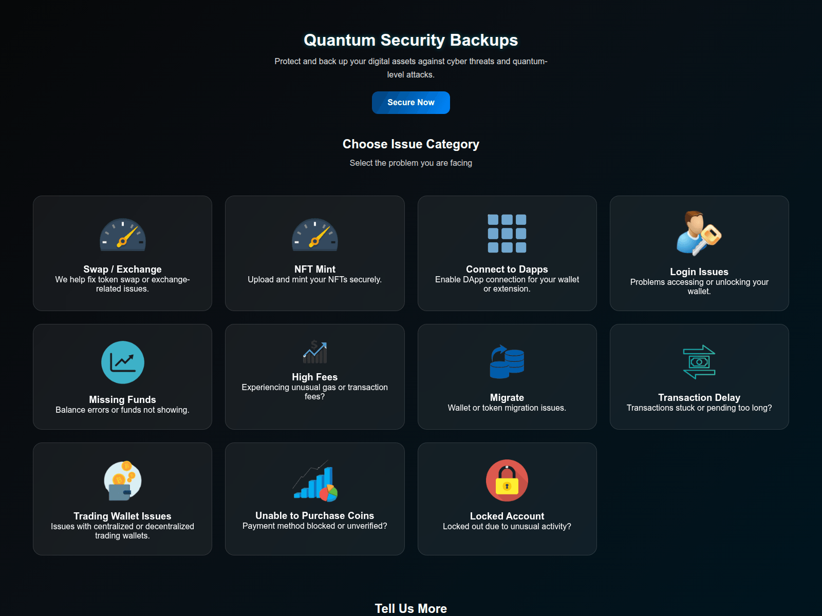 Screenshot of quantumbackups.tvestc.com