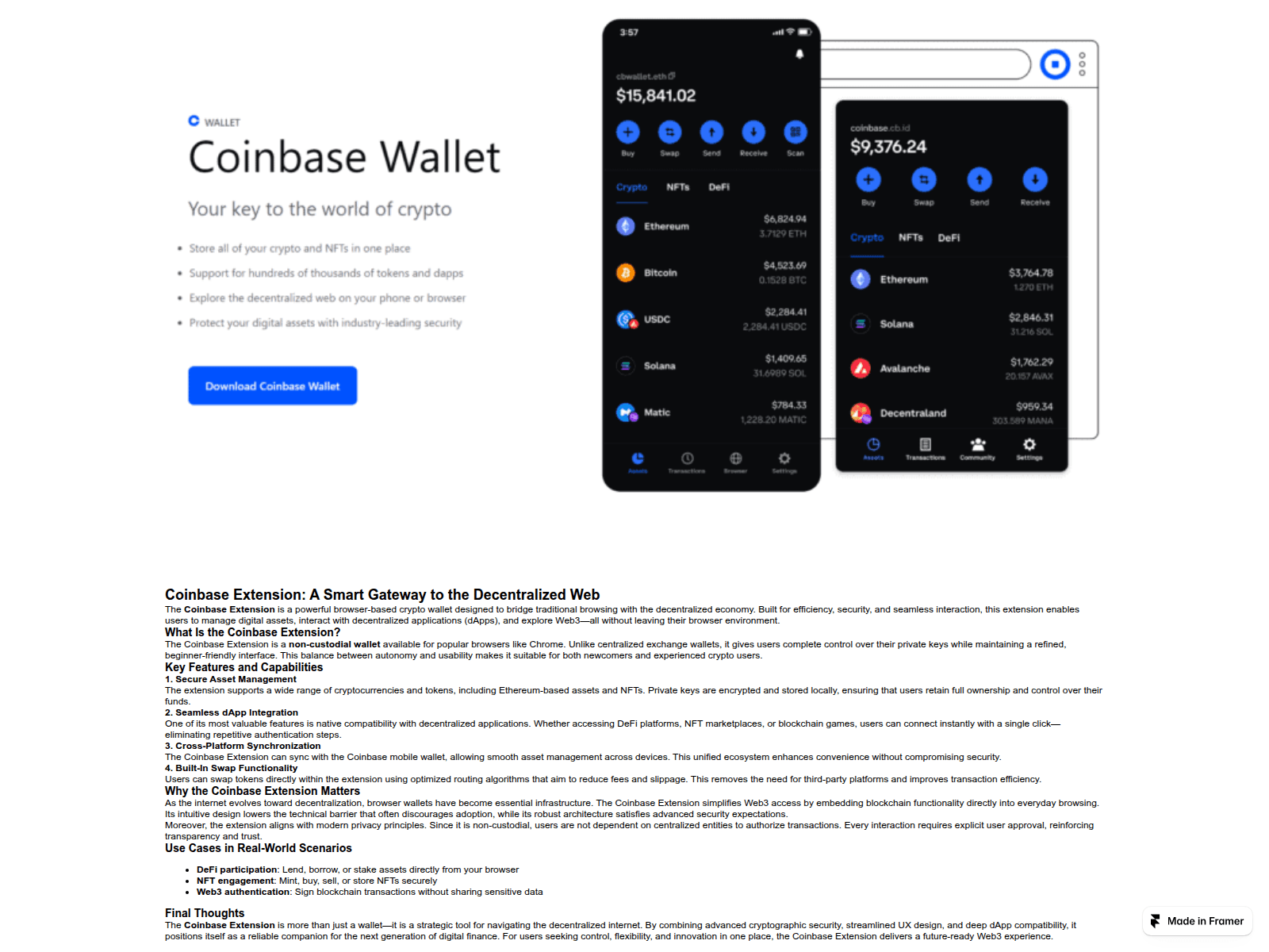 Screenshot of coinnbes-extion-cdn.framer.media