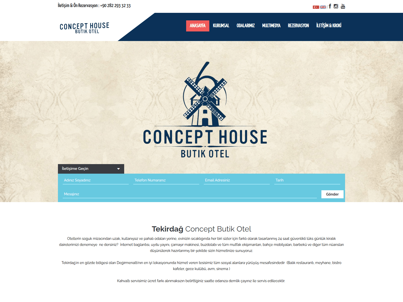 Screenshot of conceptbutikotel.com