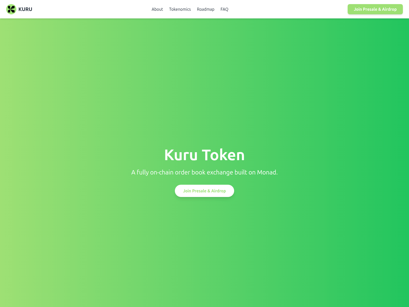 Screenshot of kurutoken.xyz