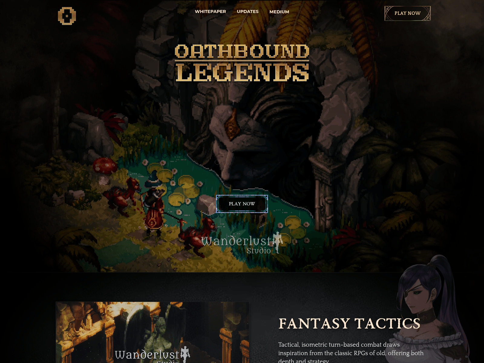 Screenshot of oathboundlegens-rpg.xyz