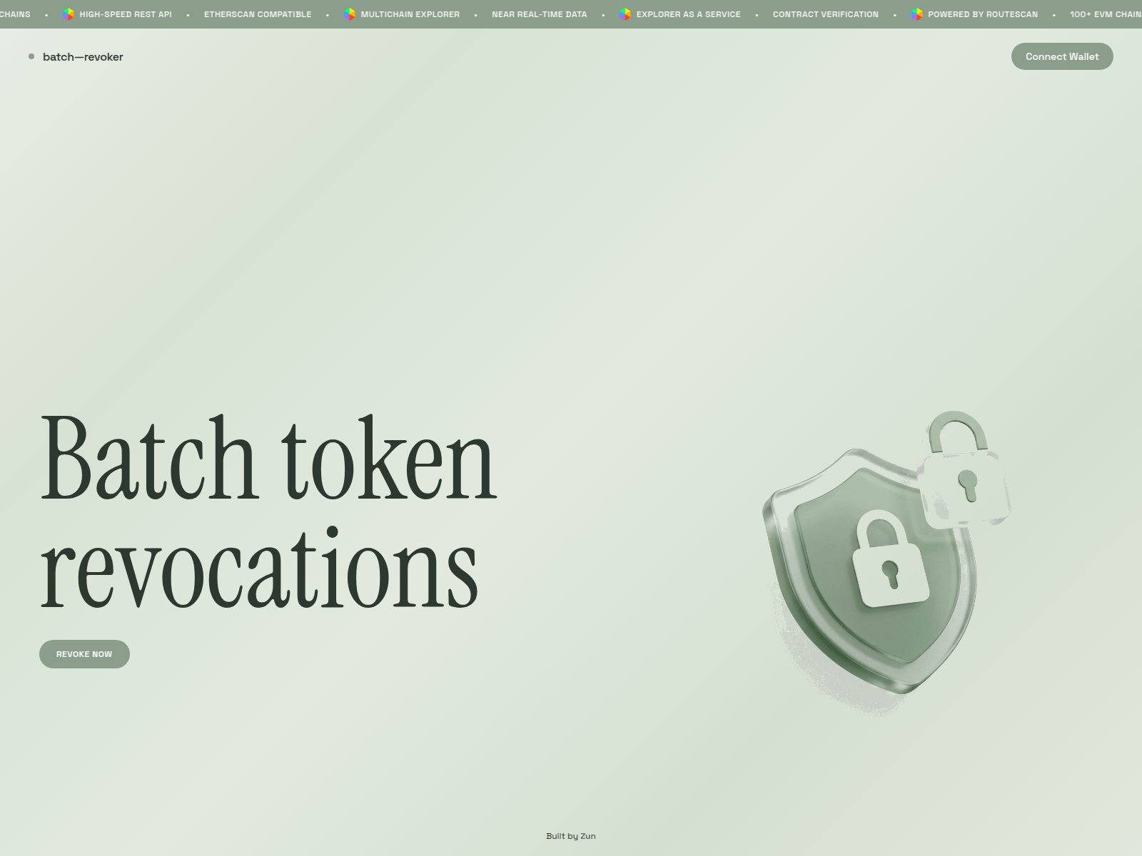 Screenshot of www.batchrevoker.xyz