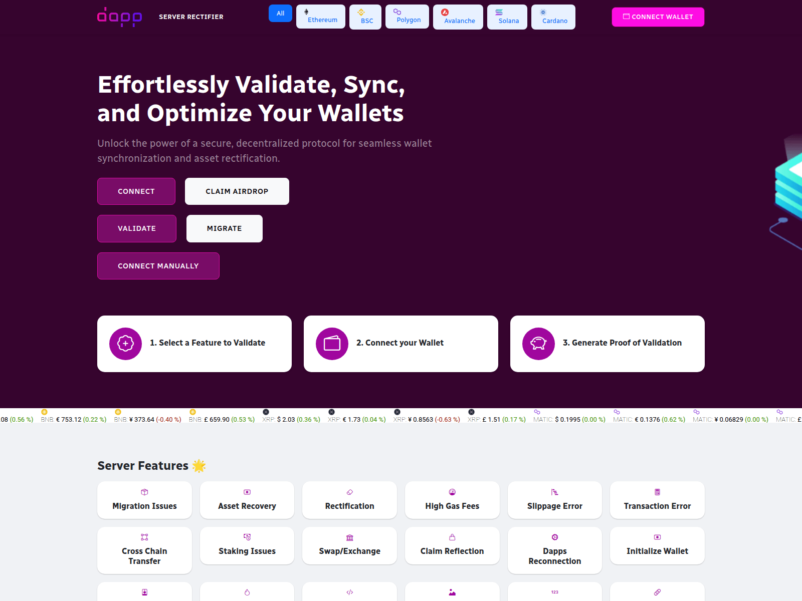 Screenshot of blockdexnet.world