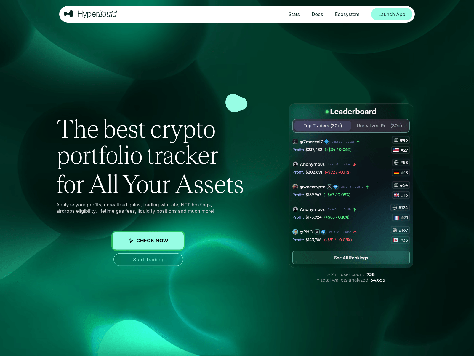 Screenshot of hyperliquid-lookups.xyz