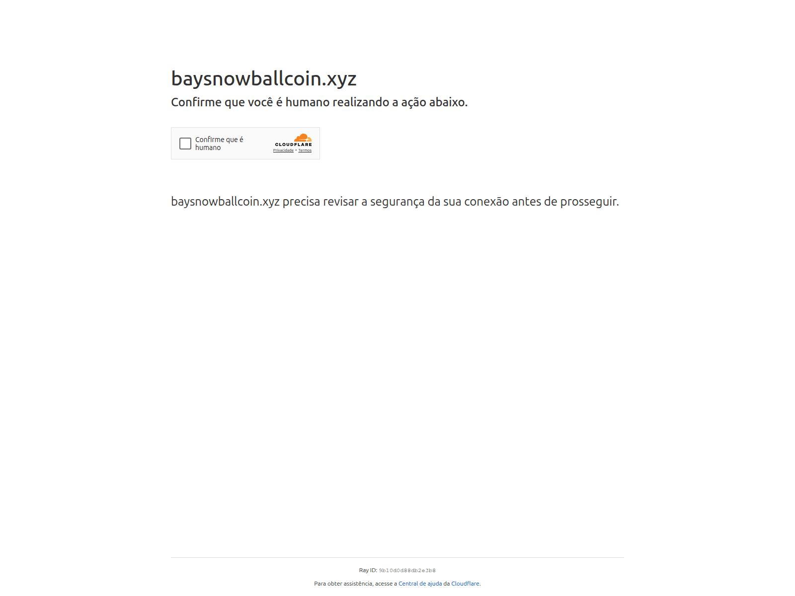 Screenshot of baysnowballcoin.xyz