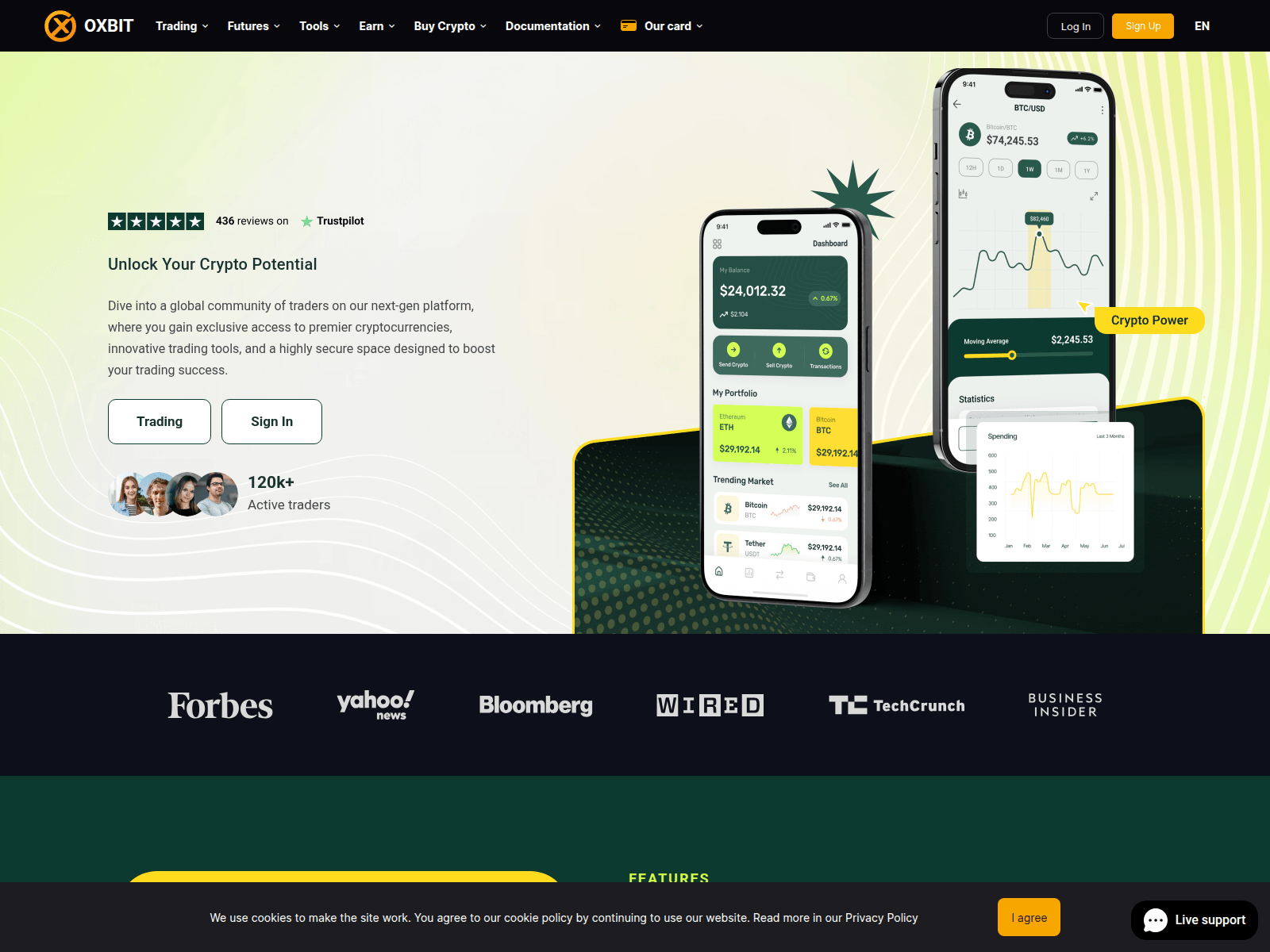 Screenshot of oxbit.pro
