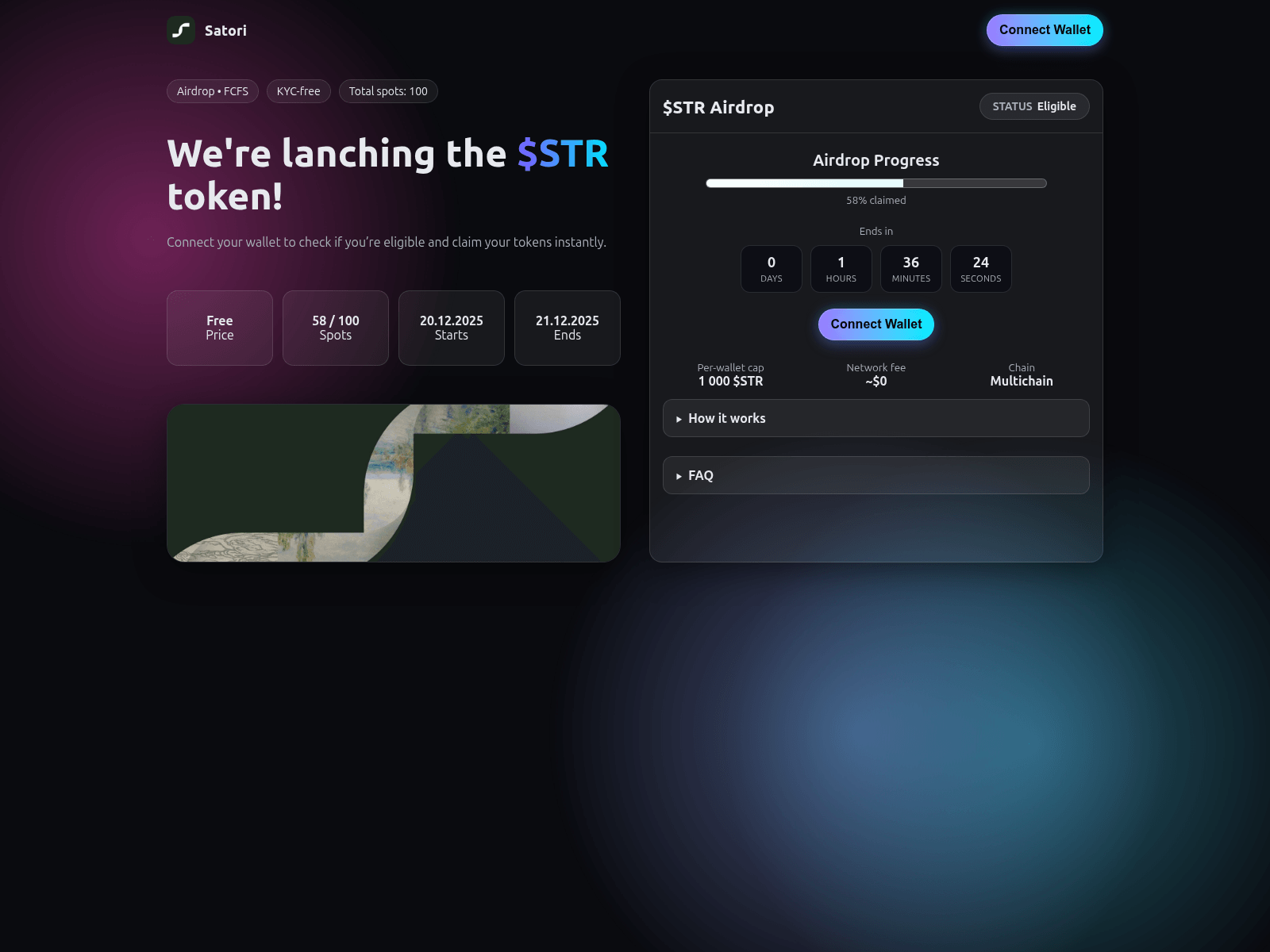 Screenshot of satorifinance.info