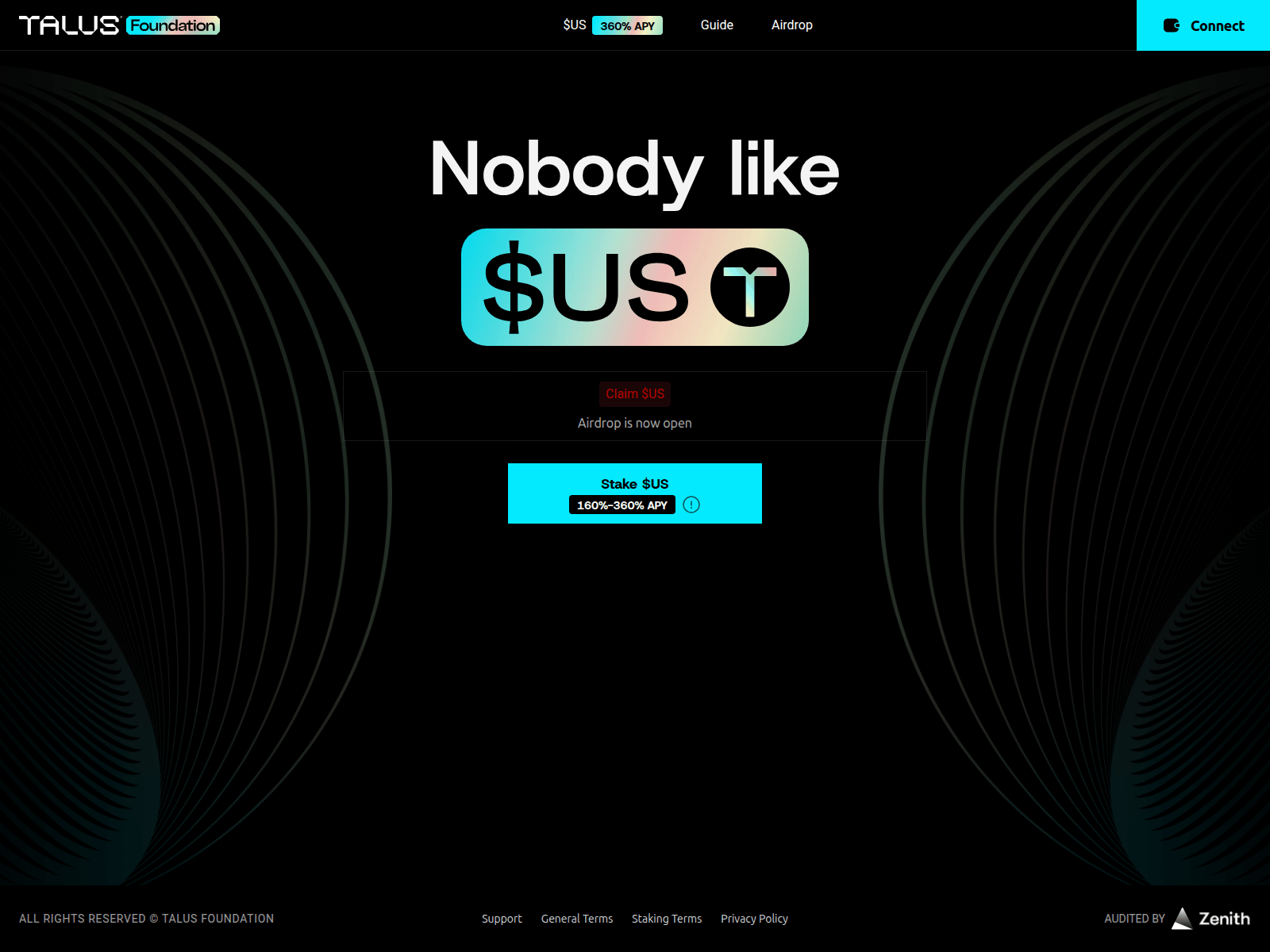 Screenshot of us.talius.xyz