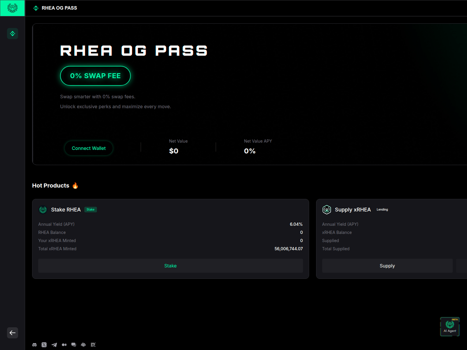 Screenshot of pass-rhea.xyz