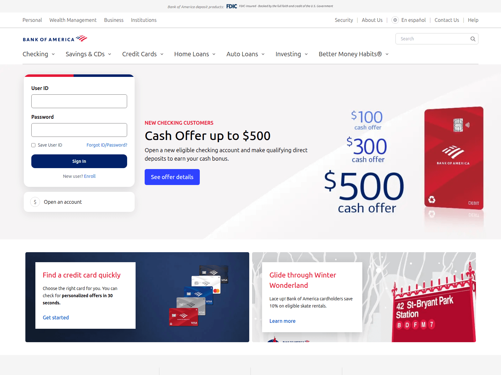 Screenshot of bankofamerica-am.vercel.app