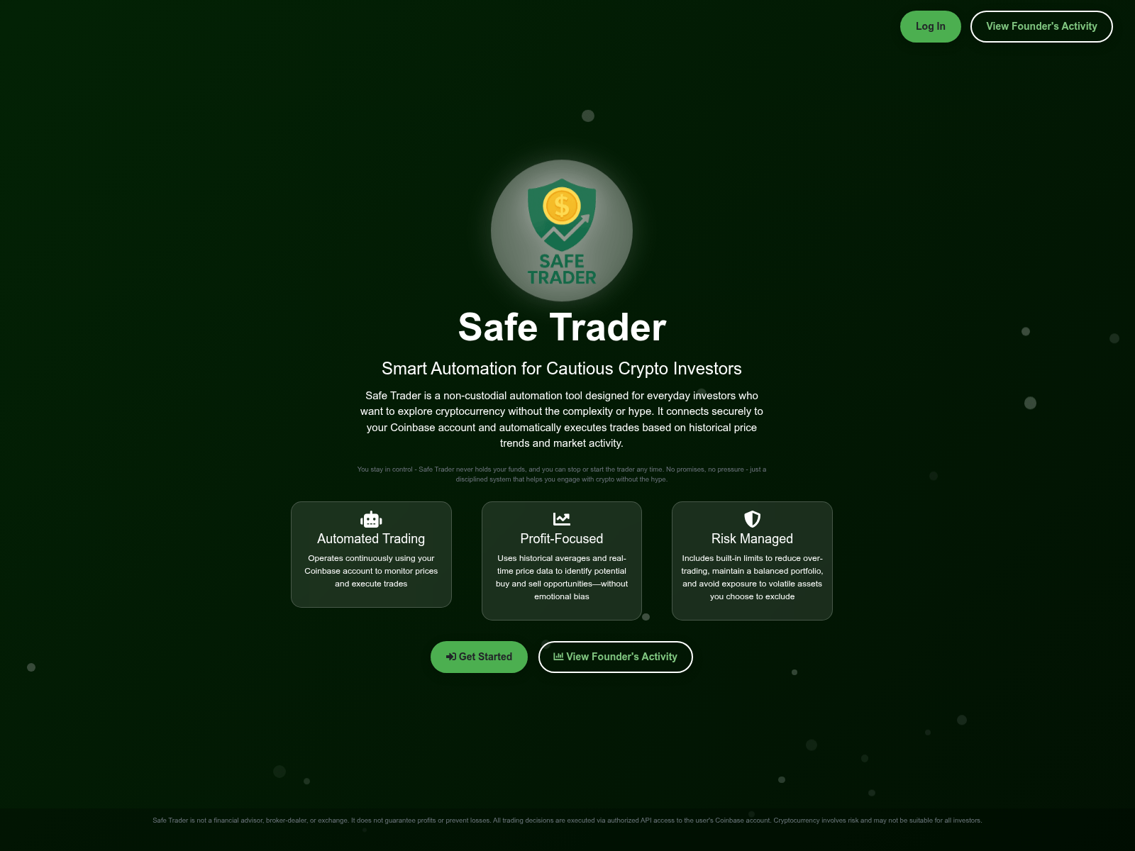 Screenshot of qa.safetrader.us
