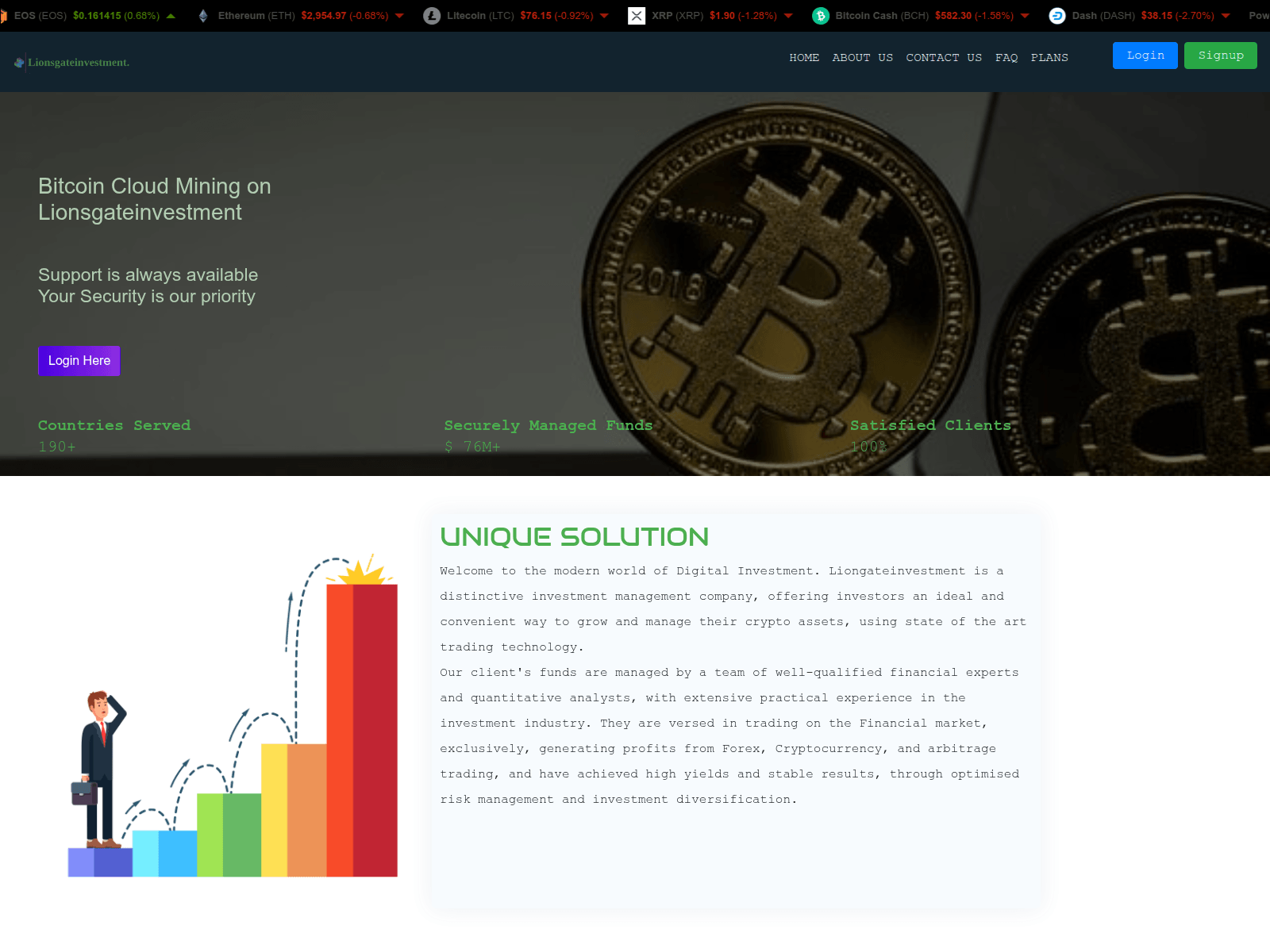Screenshot of lionsgateinvestment.trade