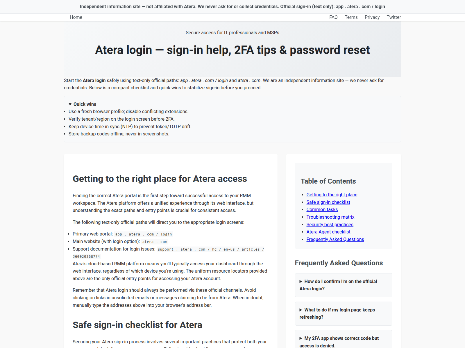Screenshot of signalatera.com