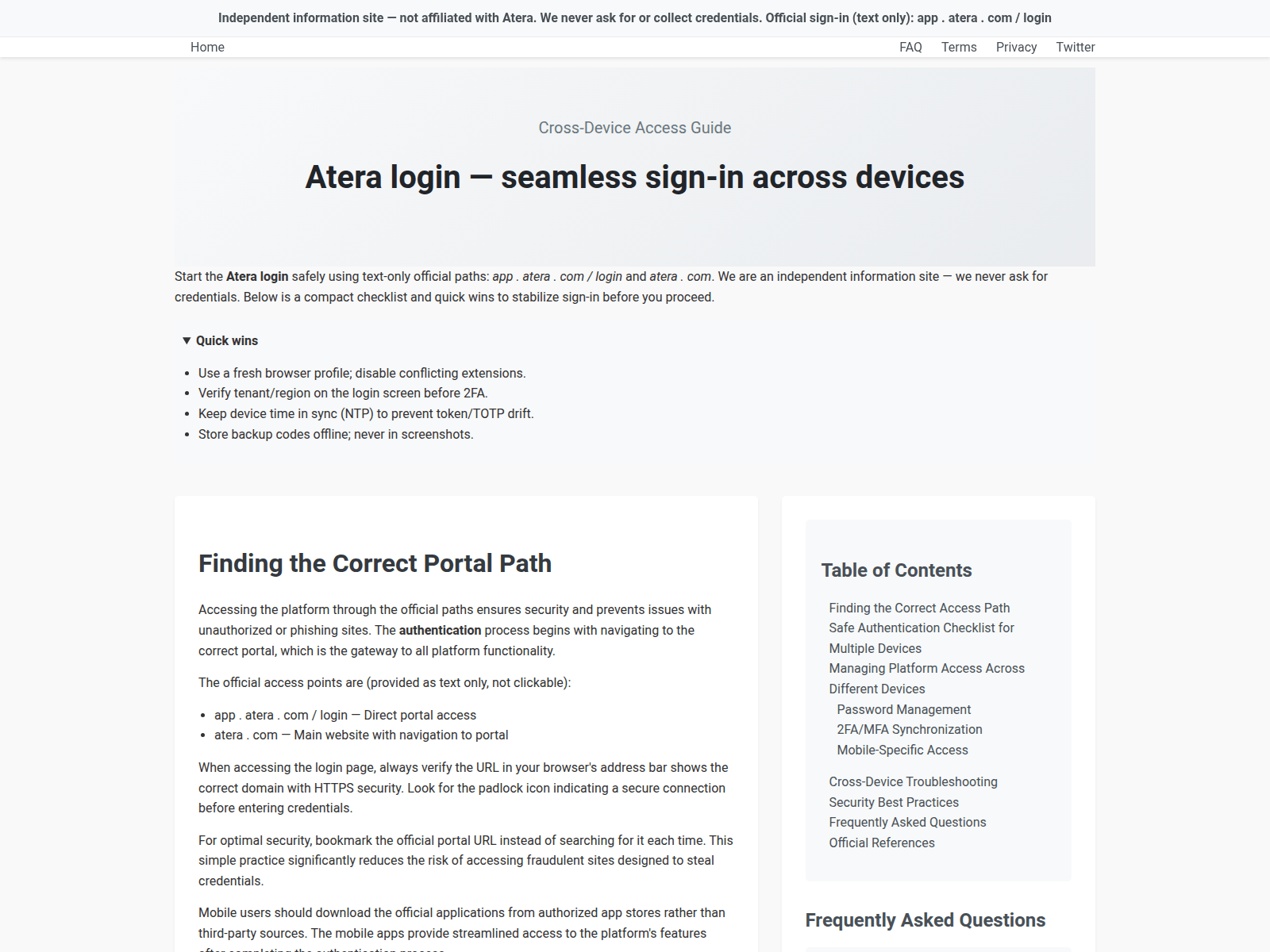 Screenshot of logtoatera.com