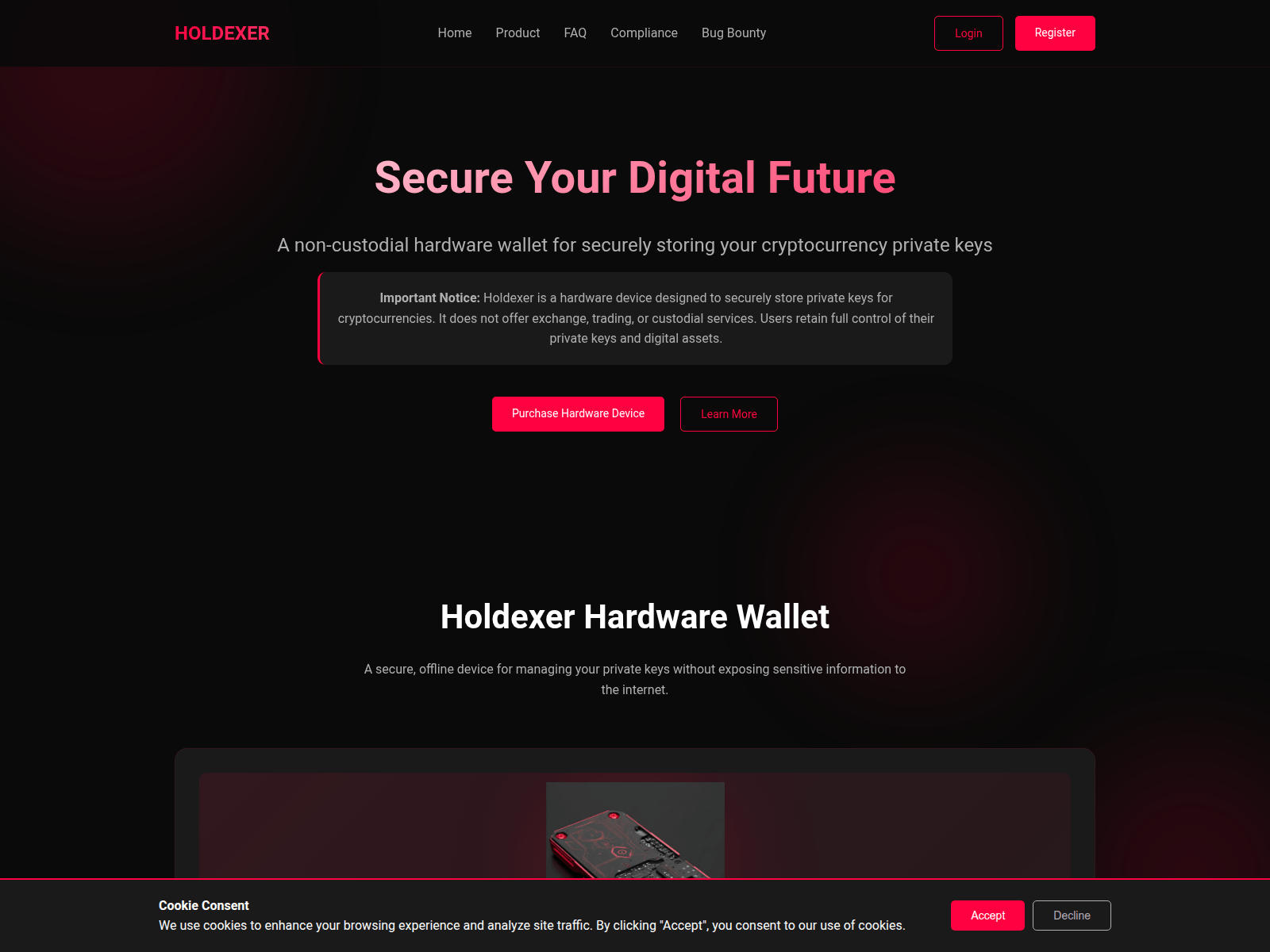 Screenshot of galixwallet.co.com