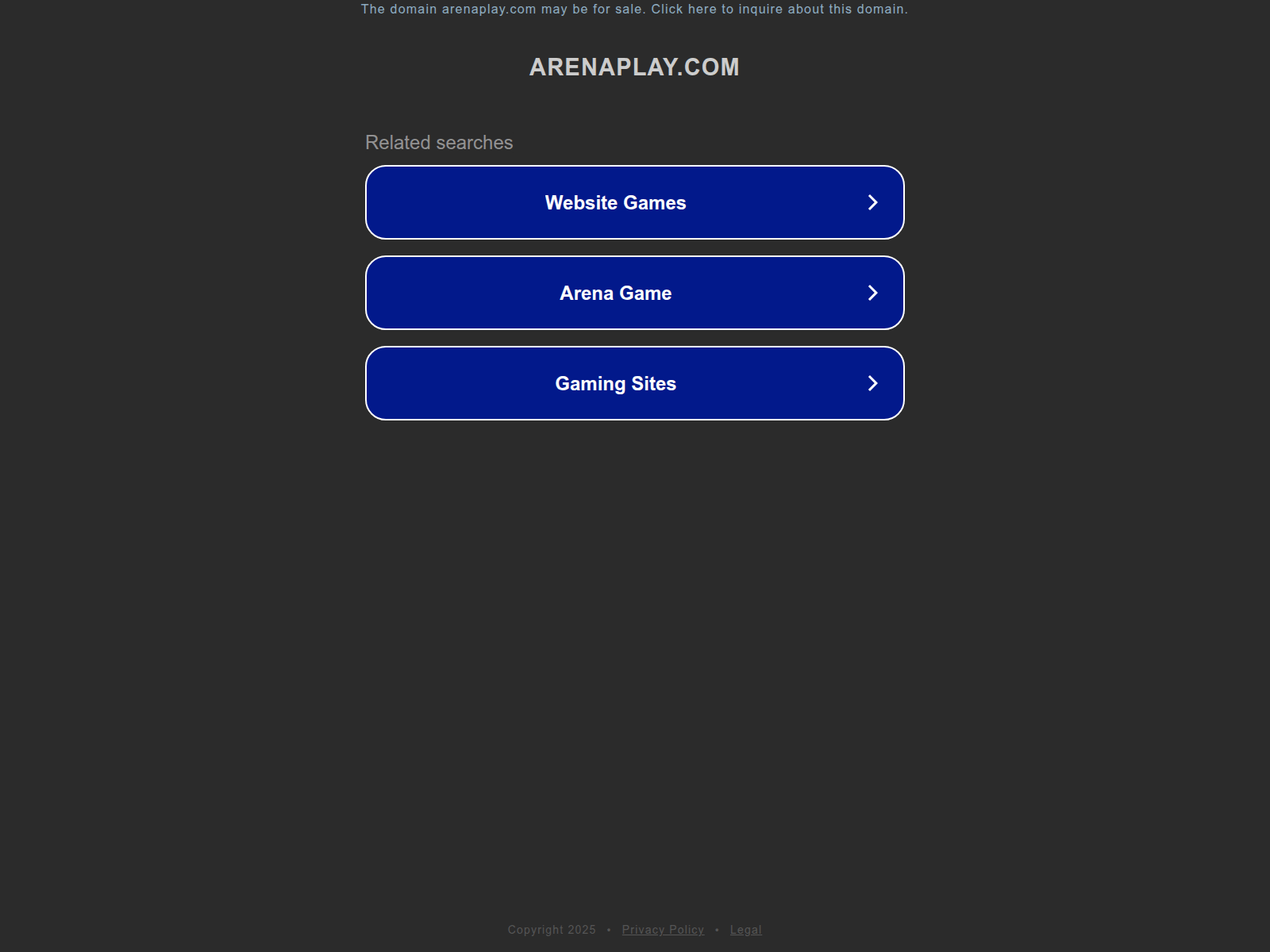 Screenshot of arenaplay.com