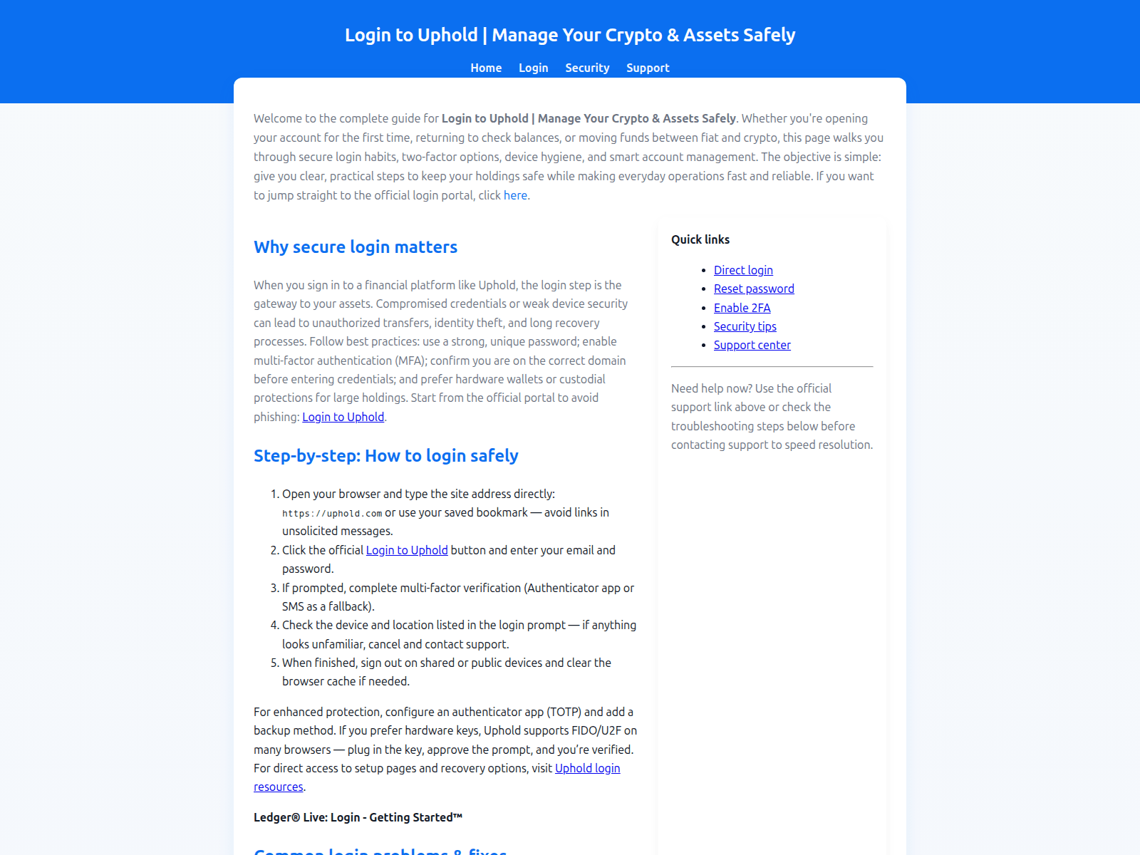 Screenshot of help-up-hold-io.pages.dev