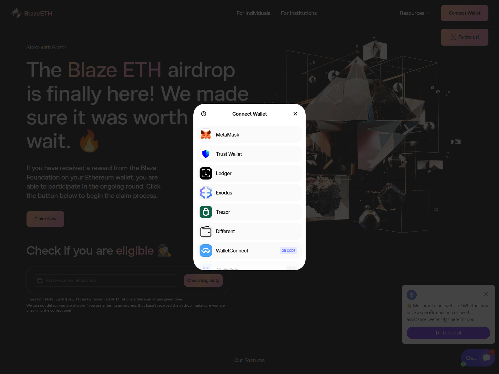 Screenshot of giveaway-blaze.net