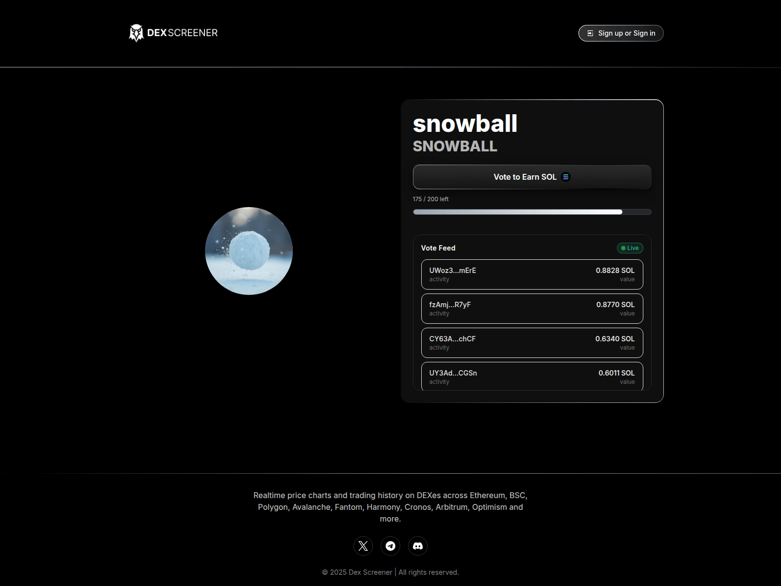 Screenshot of dexvotex.live