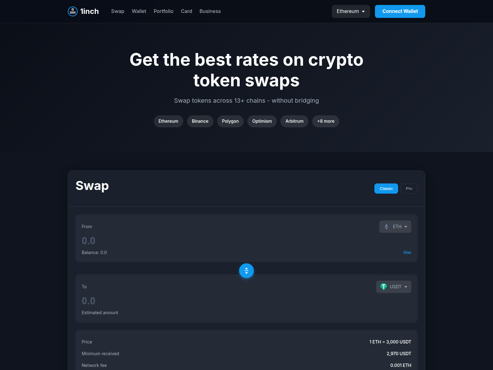 Screenshot of 1inch.jaqzqjyt.workers.dev