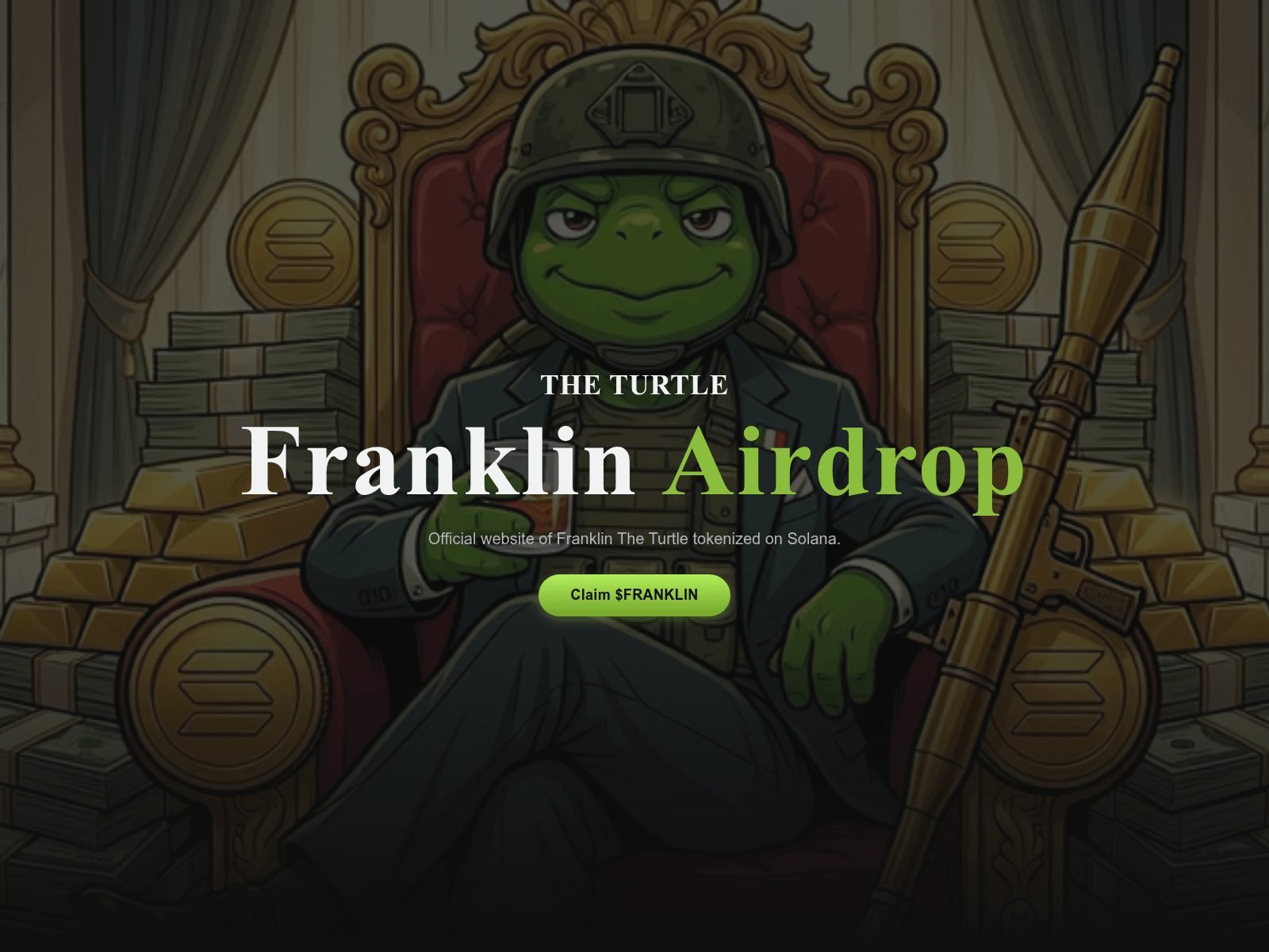 Screenshot of airdrop-theturtlefranklin.fun