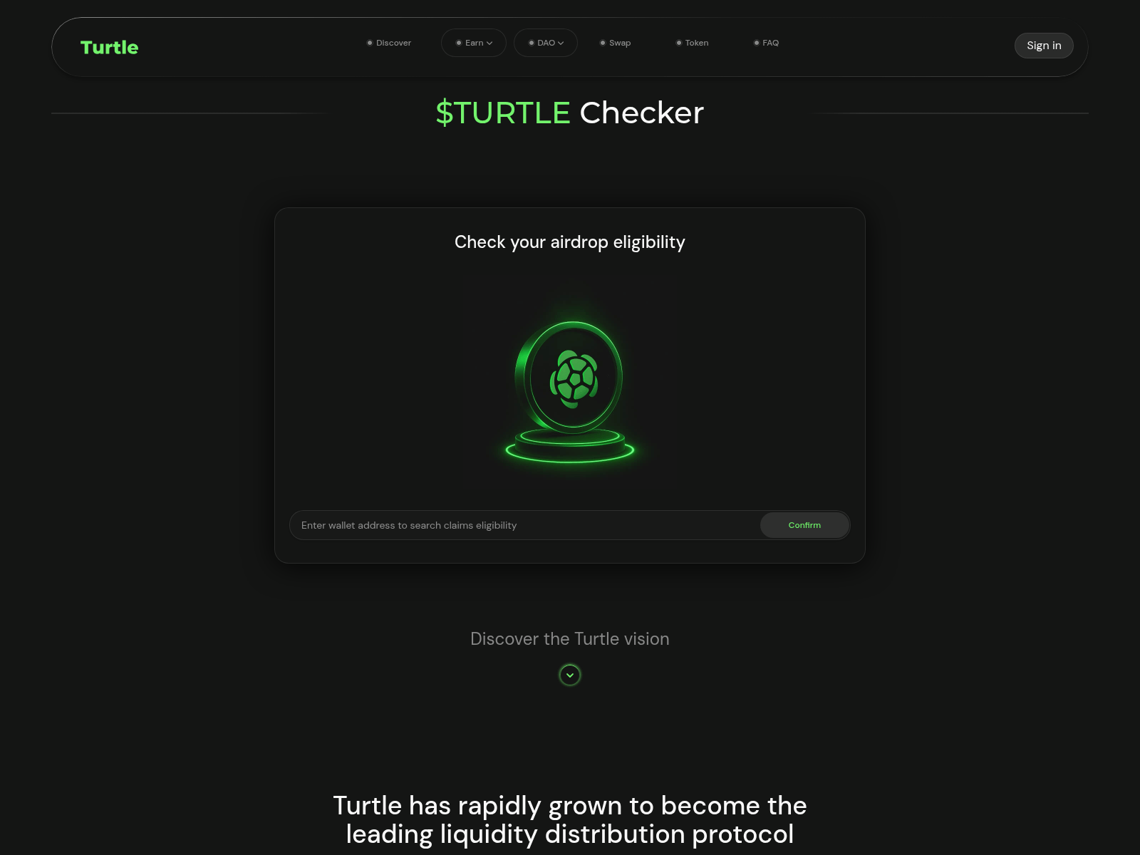 Screenshot of turtles.click