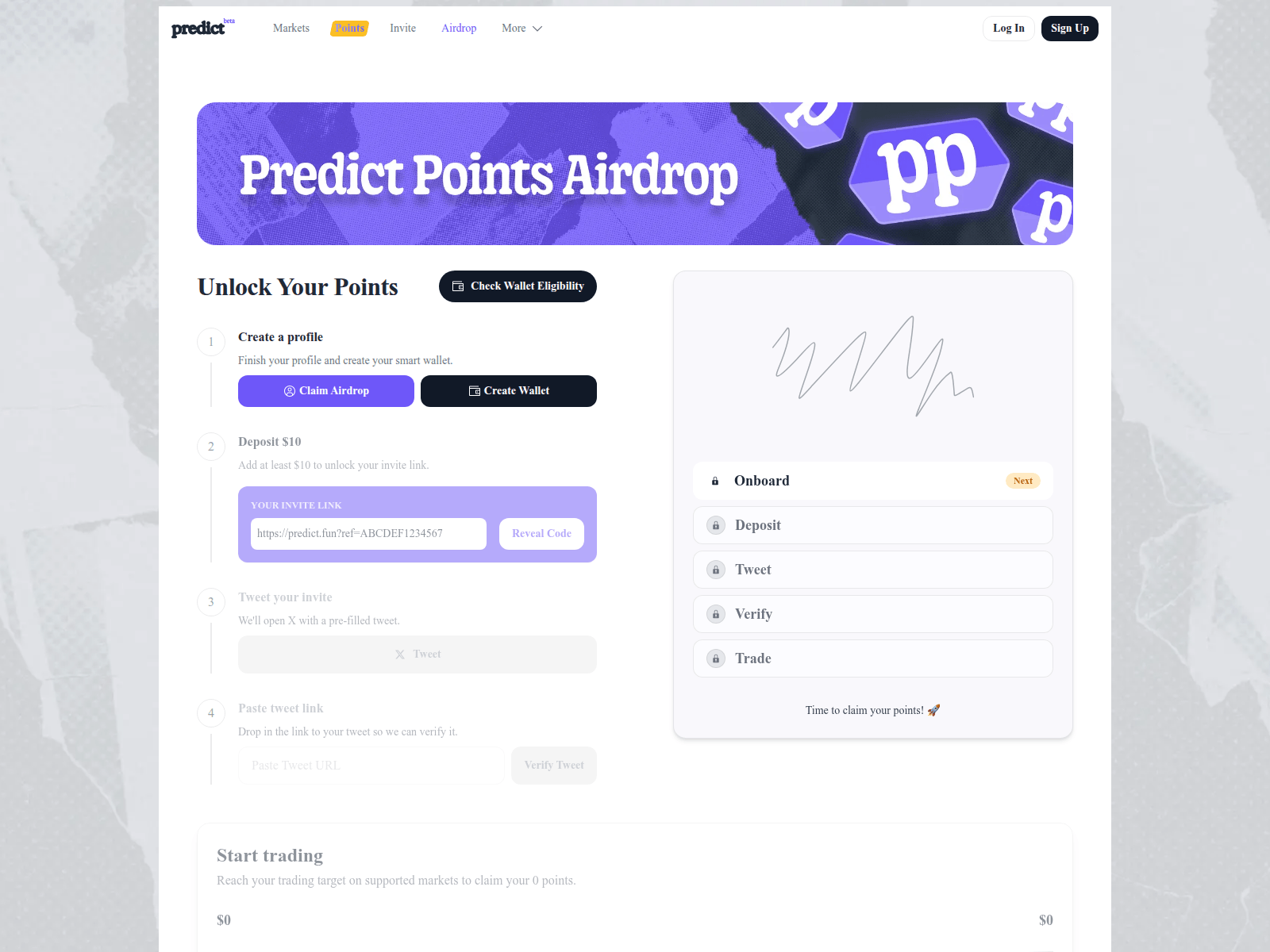 Screenshot of predicts-claim.xyz
