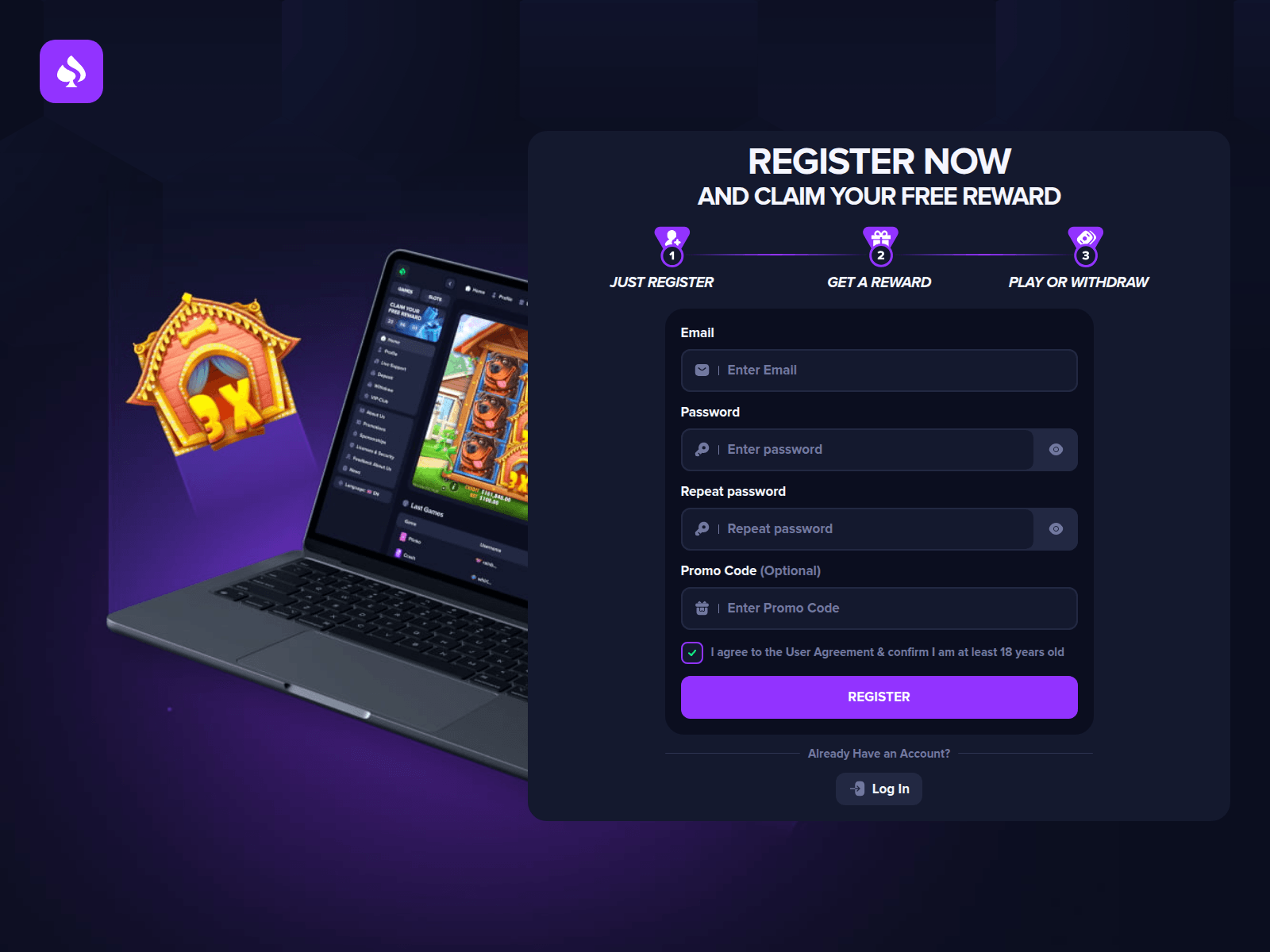 Screenshot of slotdog.us