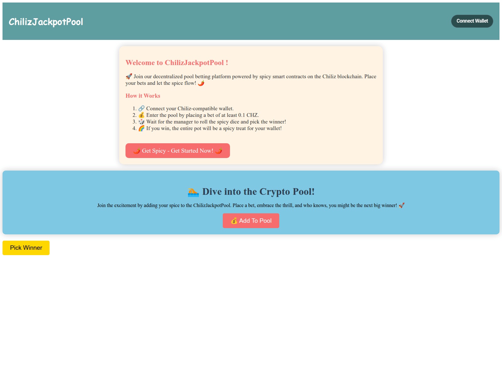Screenshot of chiliz-omega.vercel.app