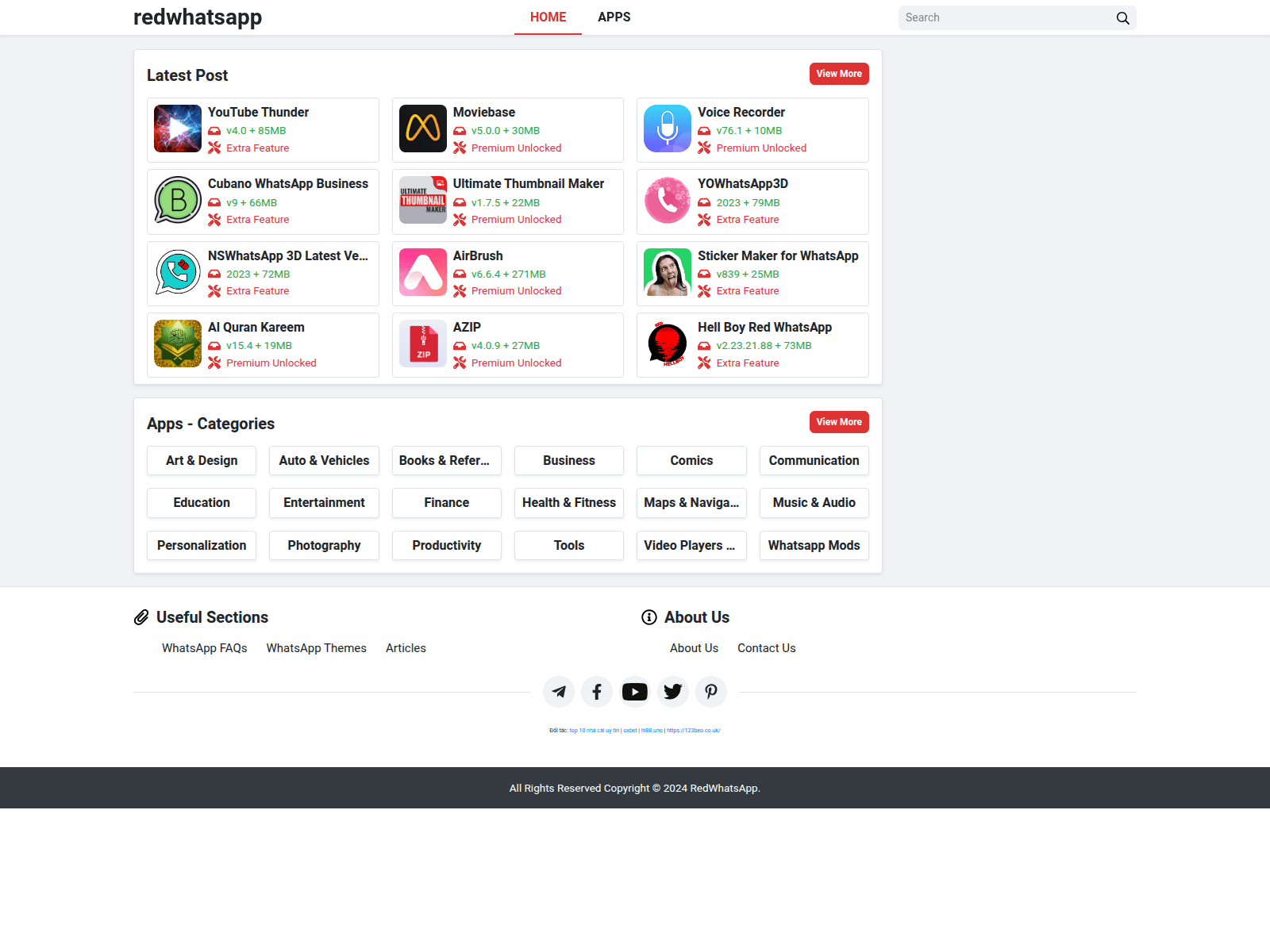 Screenshot of web.redwhatsapp.com