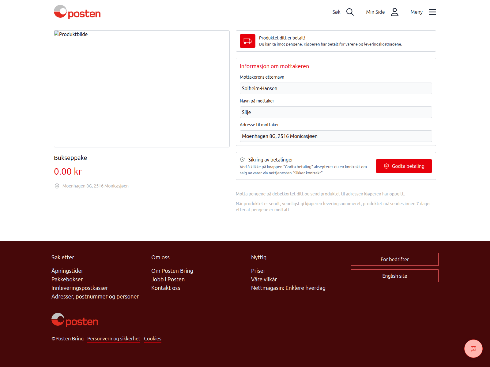 Screenshot of posten.bokdgorkogoe.cfd